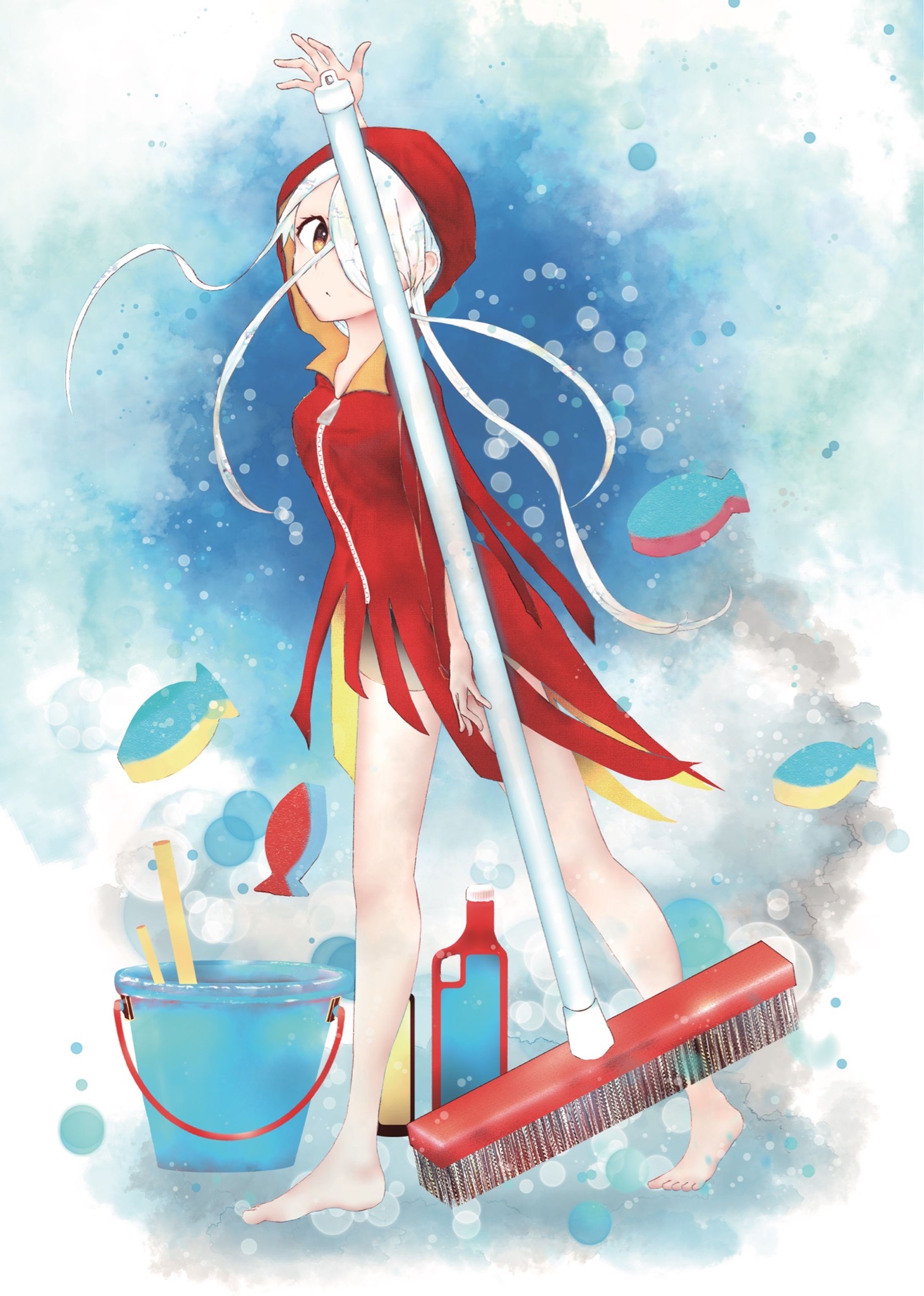 20190721_アカスジモエビ_海洋生物擬人化-1