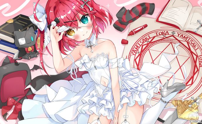 VBOX所属Vtuber 闇咲とうかさま / お誕生日記念ビジュアル