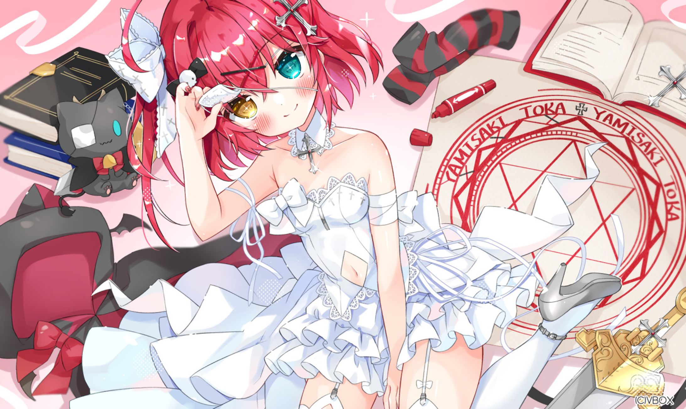 VBOX所属Vtuber 闇咲とうかさま / お誕生日記念ビジュアル-1