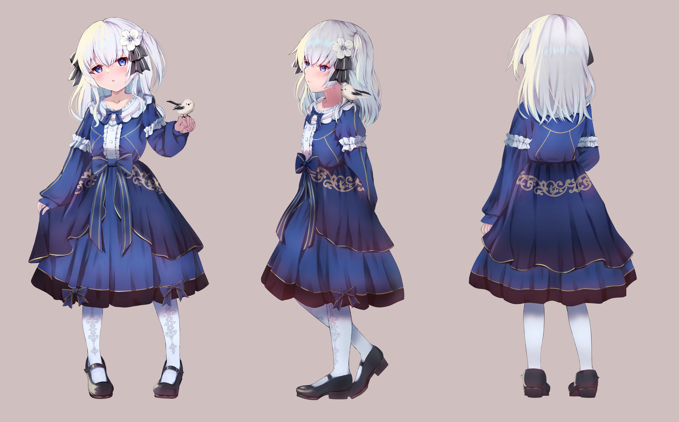 キャラクターデザイン制作(3面図)-1