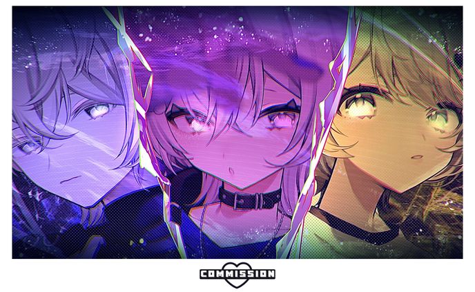 illustration、ネームロゴ