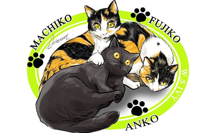 □なな様専用□クリーブ 猫ちゃんの絵