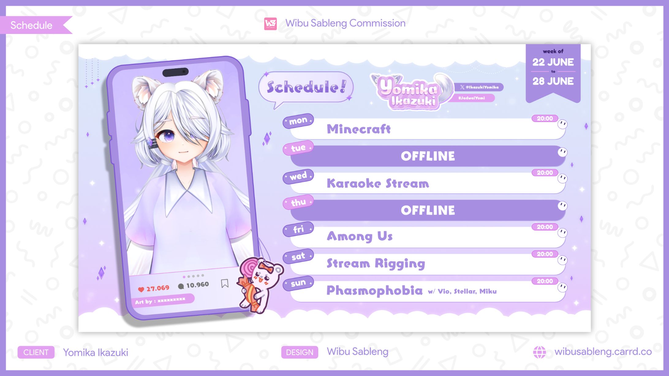 Yomika Ikazuki Schedule-1