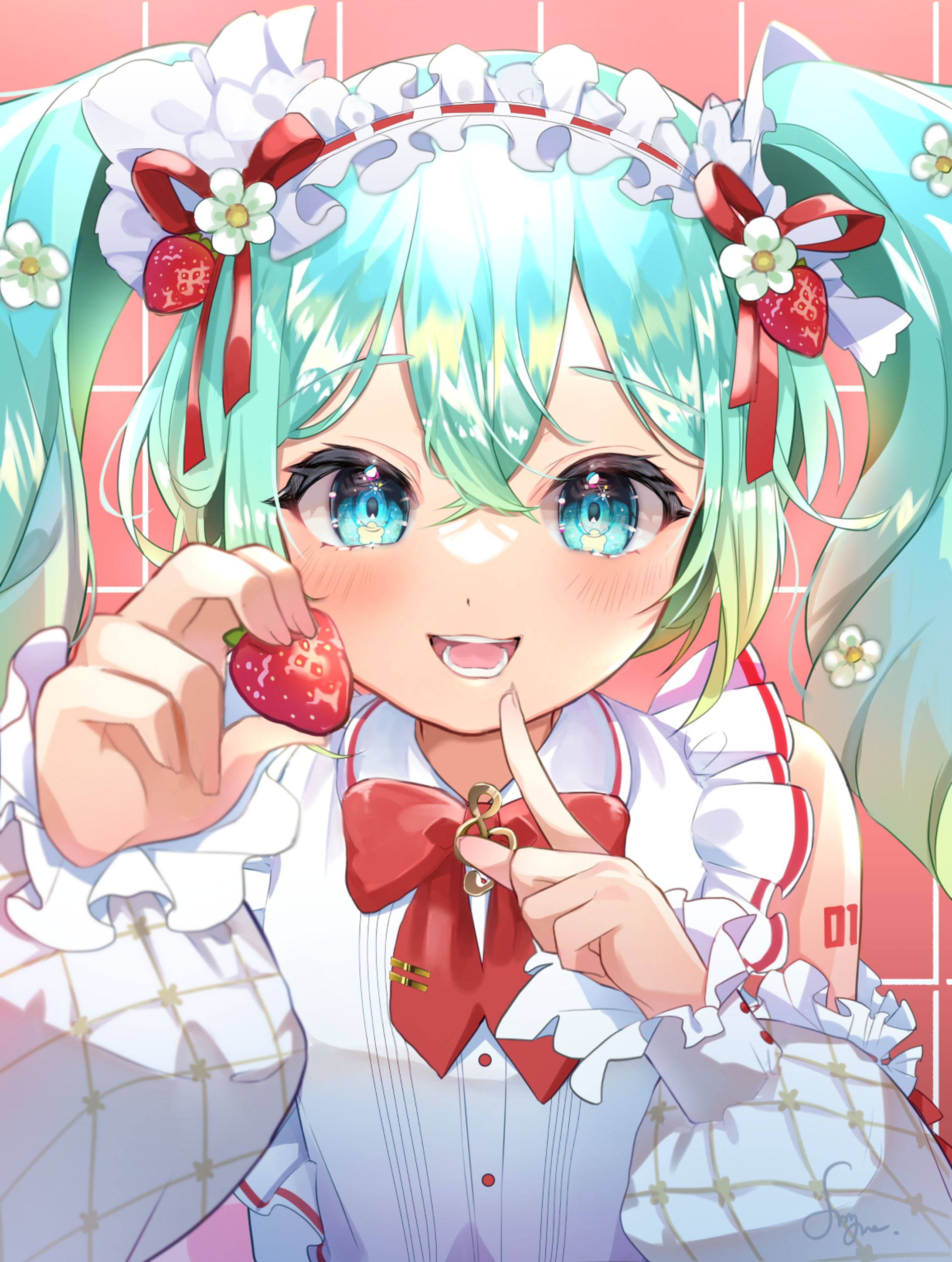 【ファンアート】バレンタインデーイラスト　初音ミク-1