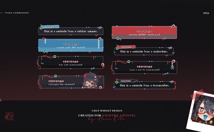 Mayura. Chat Widget Design