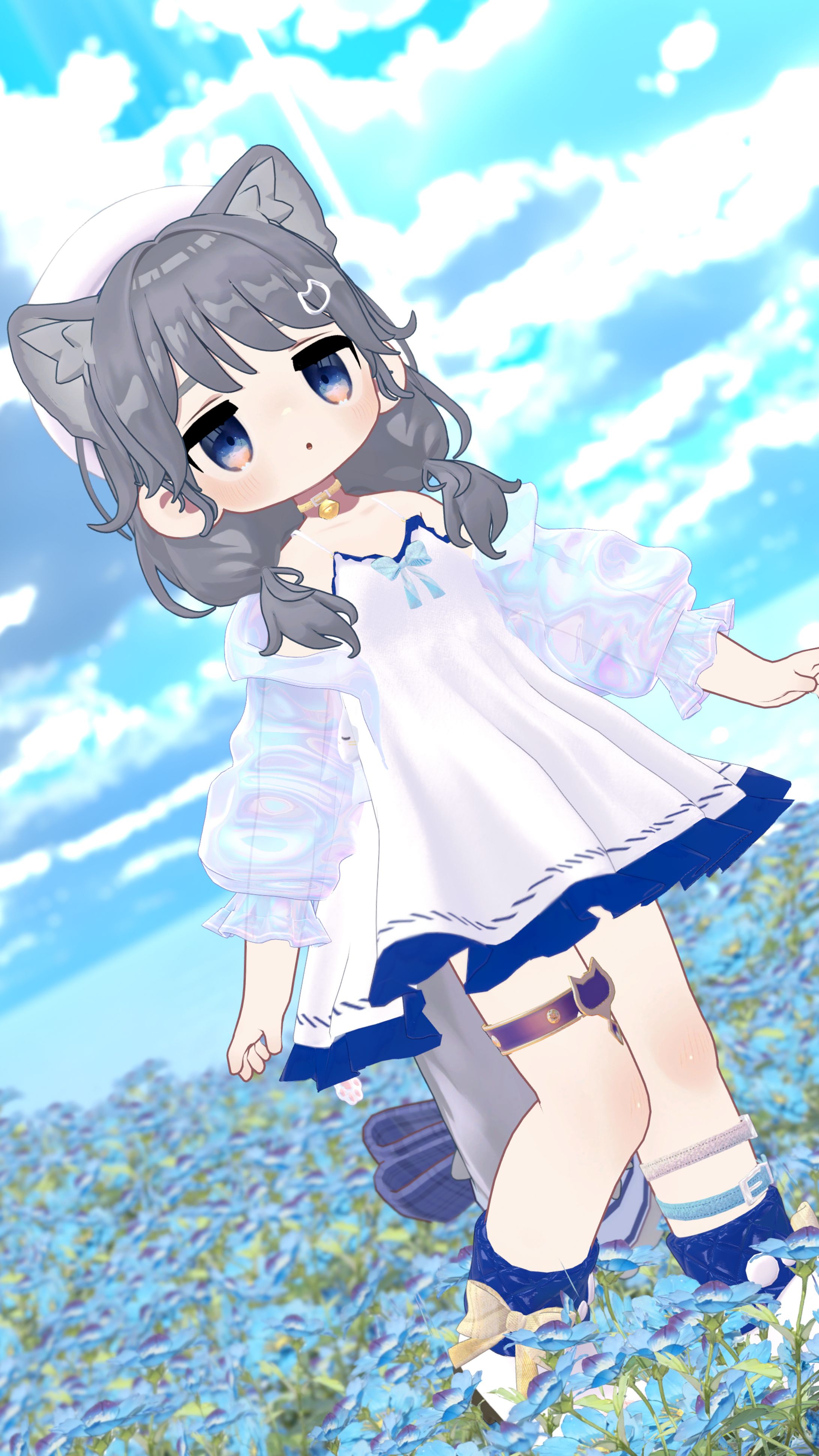 387 SHOP「ふわねこワンピース」-1