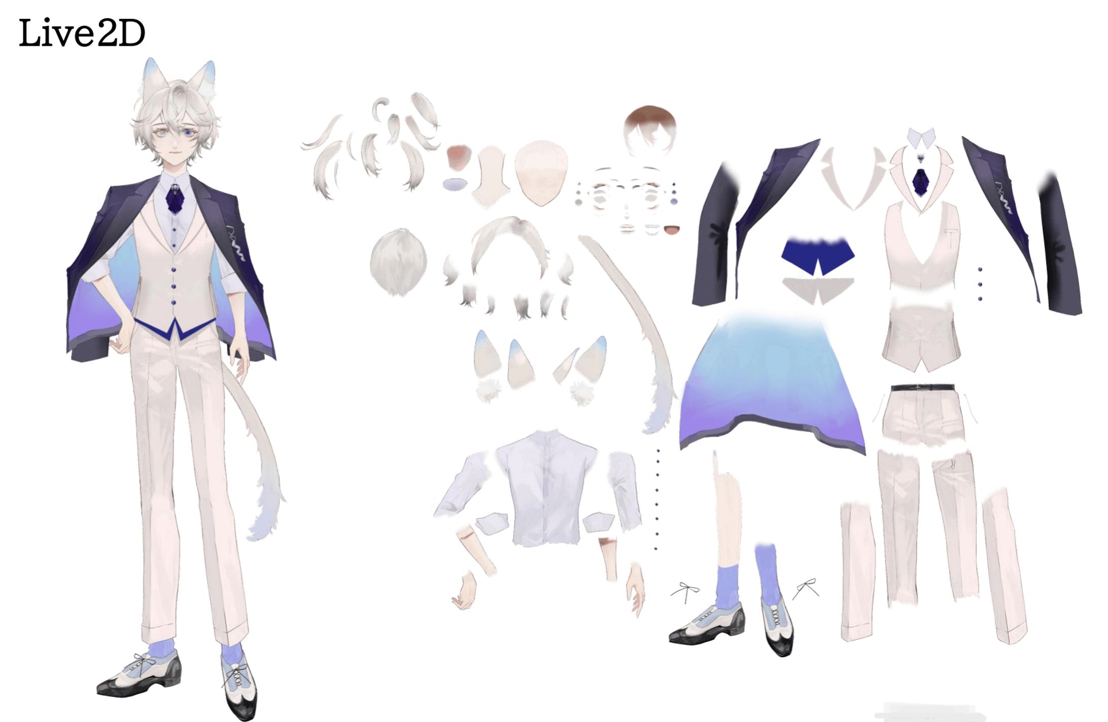 Live2D_パーツ分け①-1