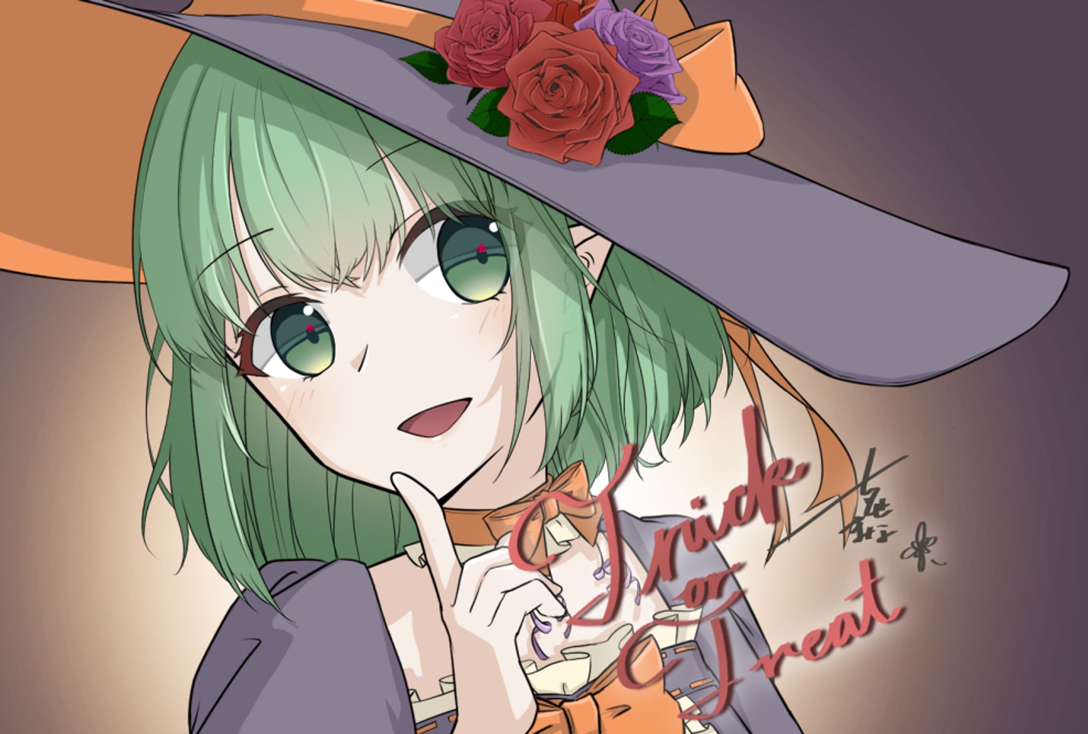 ハロウィンイラスト（モデル：イオ）-1