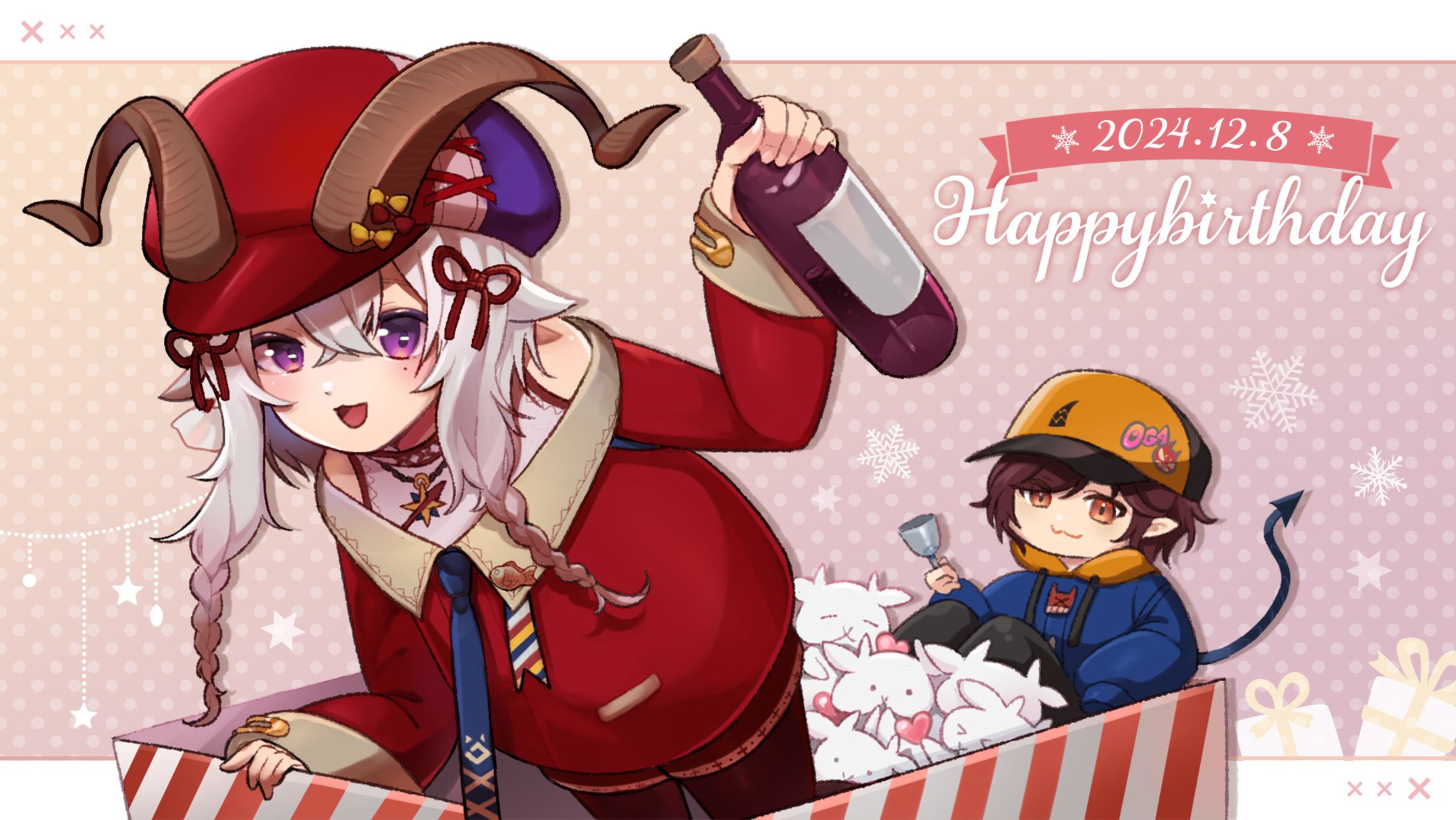 【FA】小鉢様 お誕生日イラスト-1