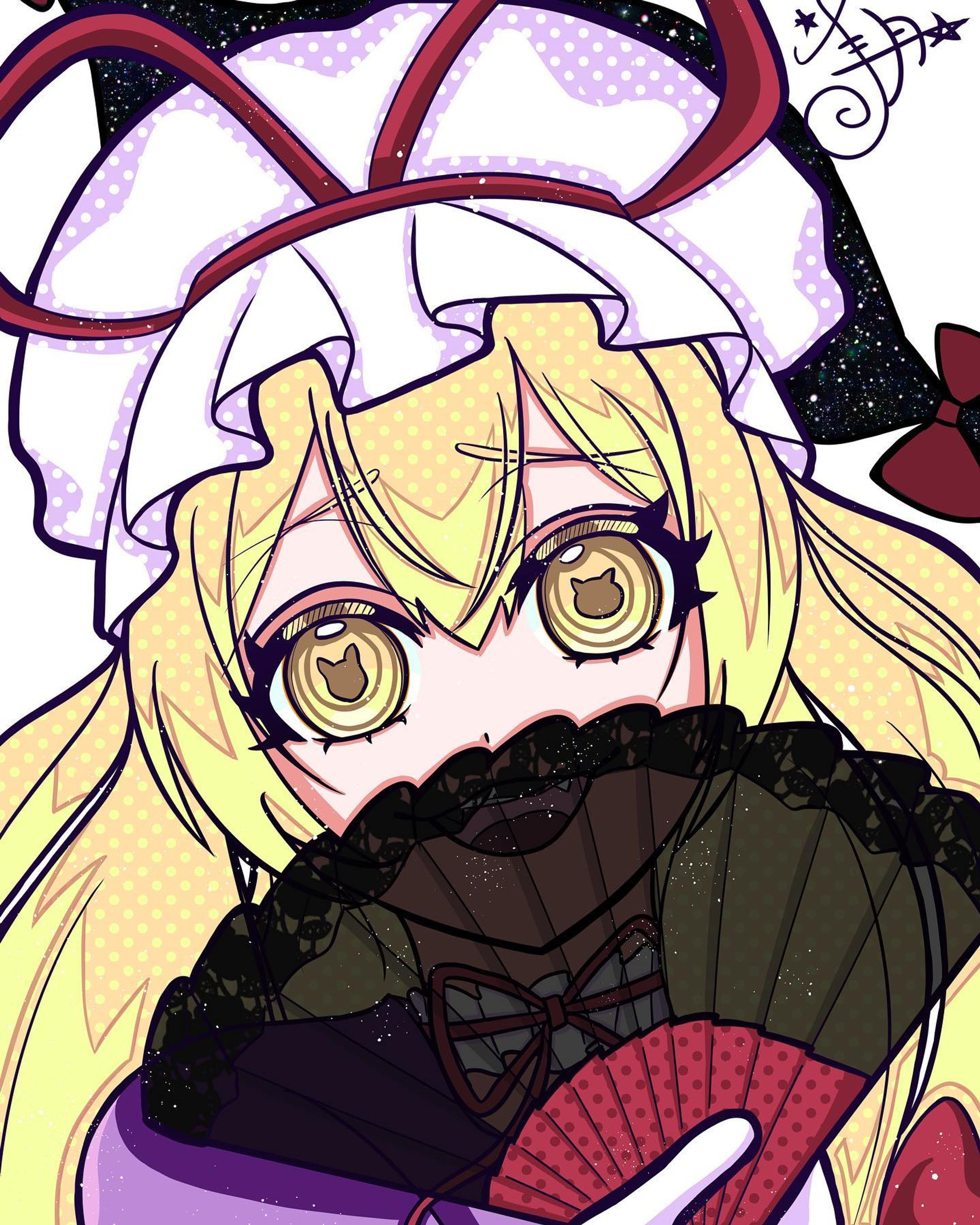 完成！！最近1枚仕上げるための時間が圧倒的に増えて自分で成長を感じる
#八雲紫
#東方Project
#イラスト好きな人と繋がりたい 
#絵描きさんと繋がりたい-1