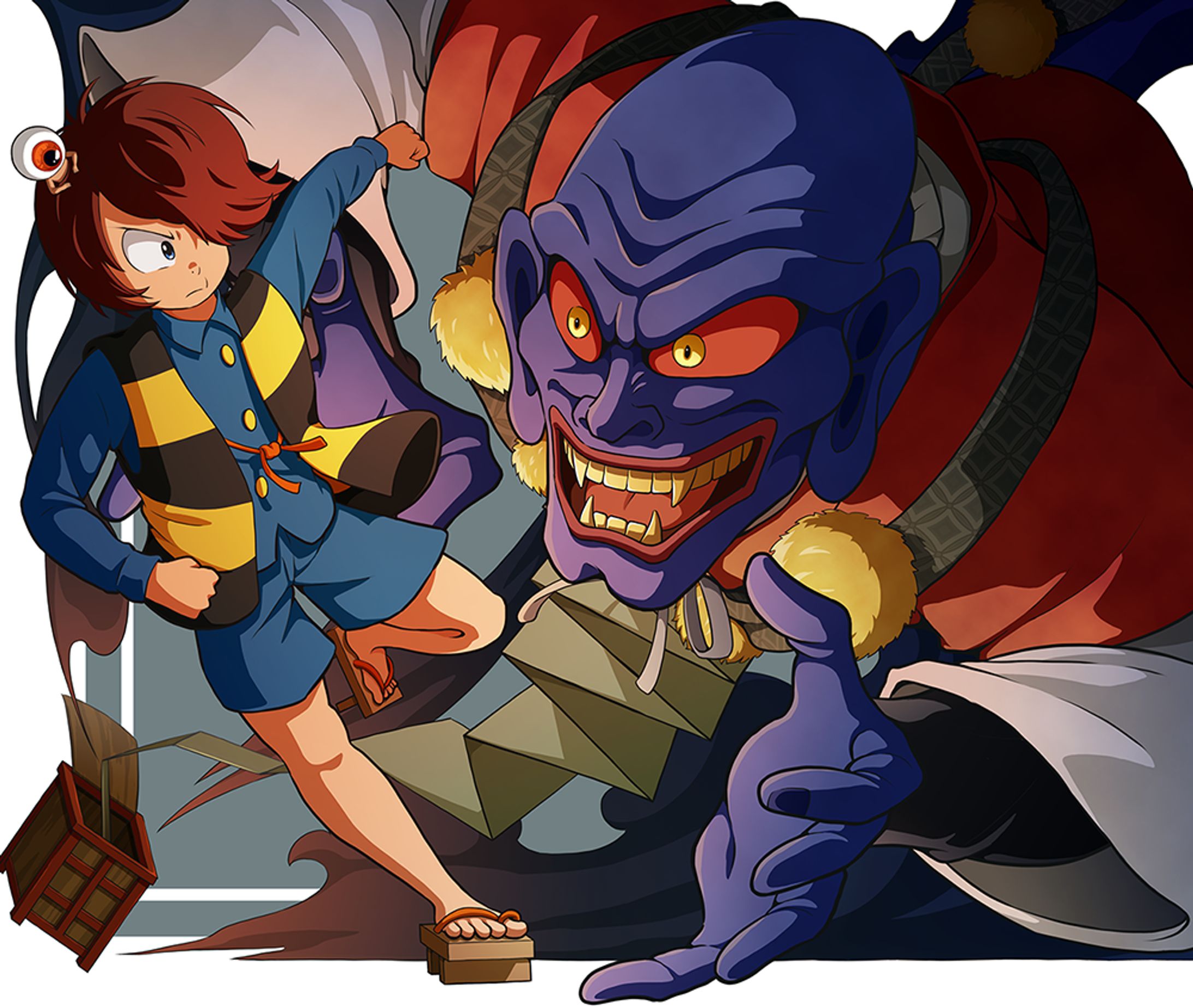 鬼太郎と折りたたみ入道-1