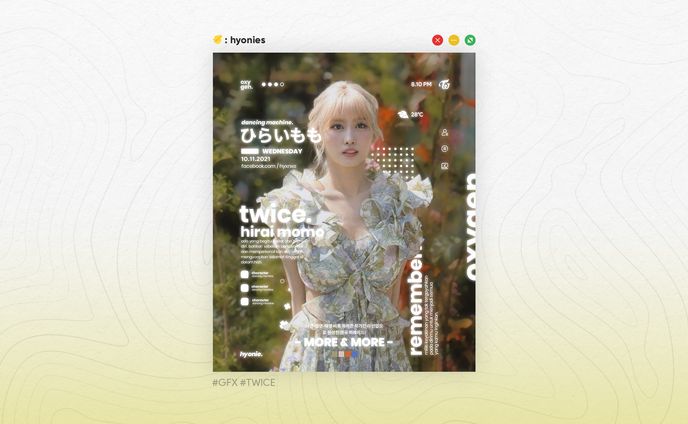 【Poster】Hirai Momo - TWICE