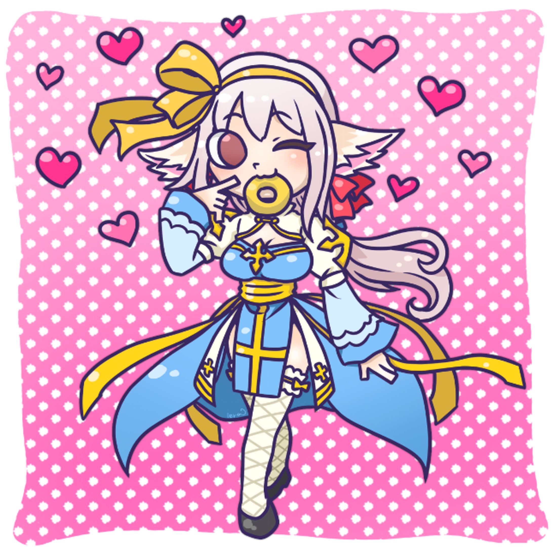 ご依頼　ROプレイヤーキャラ　ポップ風　アークビショップ-1