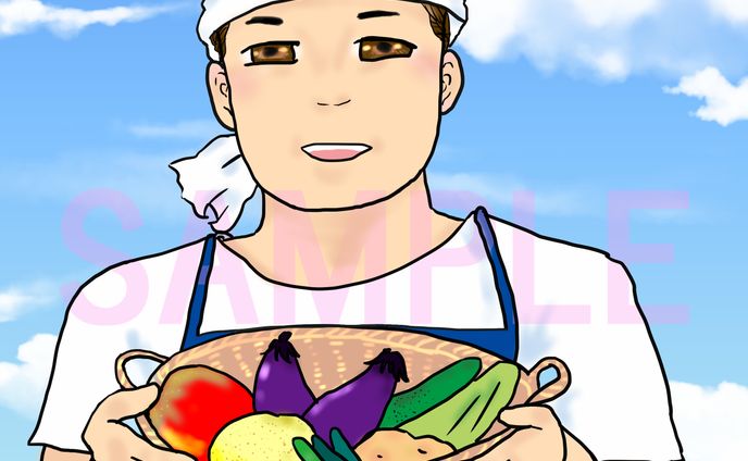 農家の男性(SNSアイコン）