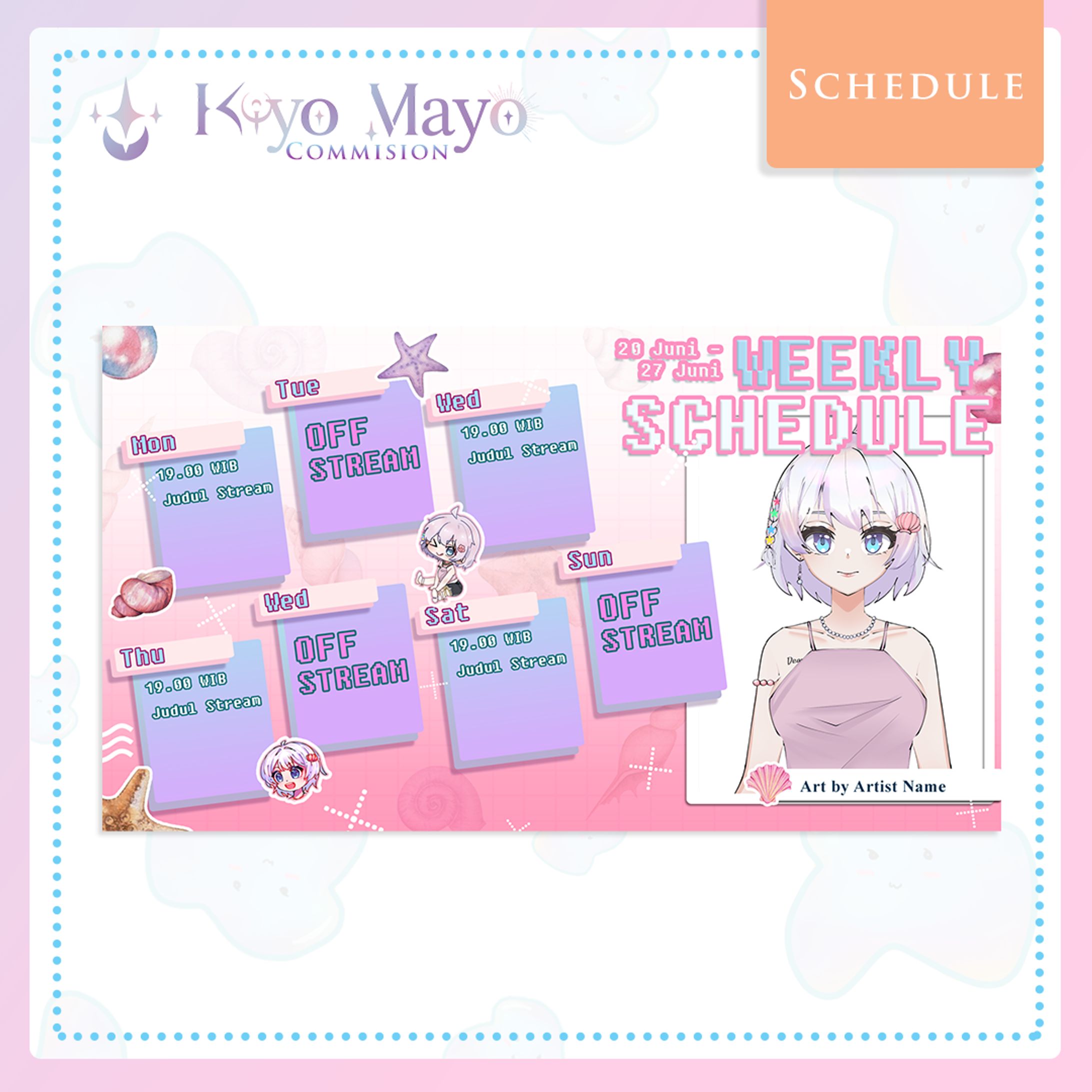 Stream Schedule-1