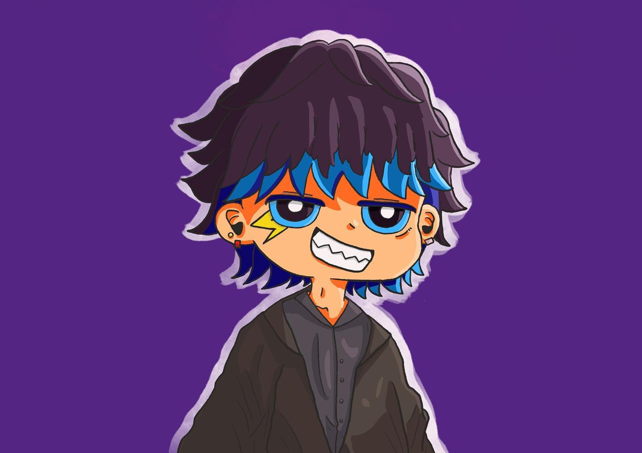 🔯ラッパーのJ-PLAYさま
(https://twitter.com/j_play_com?s=21)の
キャラクターデザイン及びイラストを
制作させていただきました！⚡️💜💖
⁡
#イラスト #ラッパー #rapper #wrapper #illustration 
#キャラクターデザイン #オリジナル #originalcharacter-1