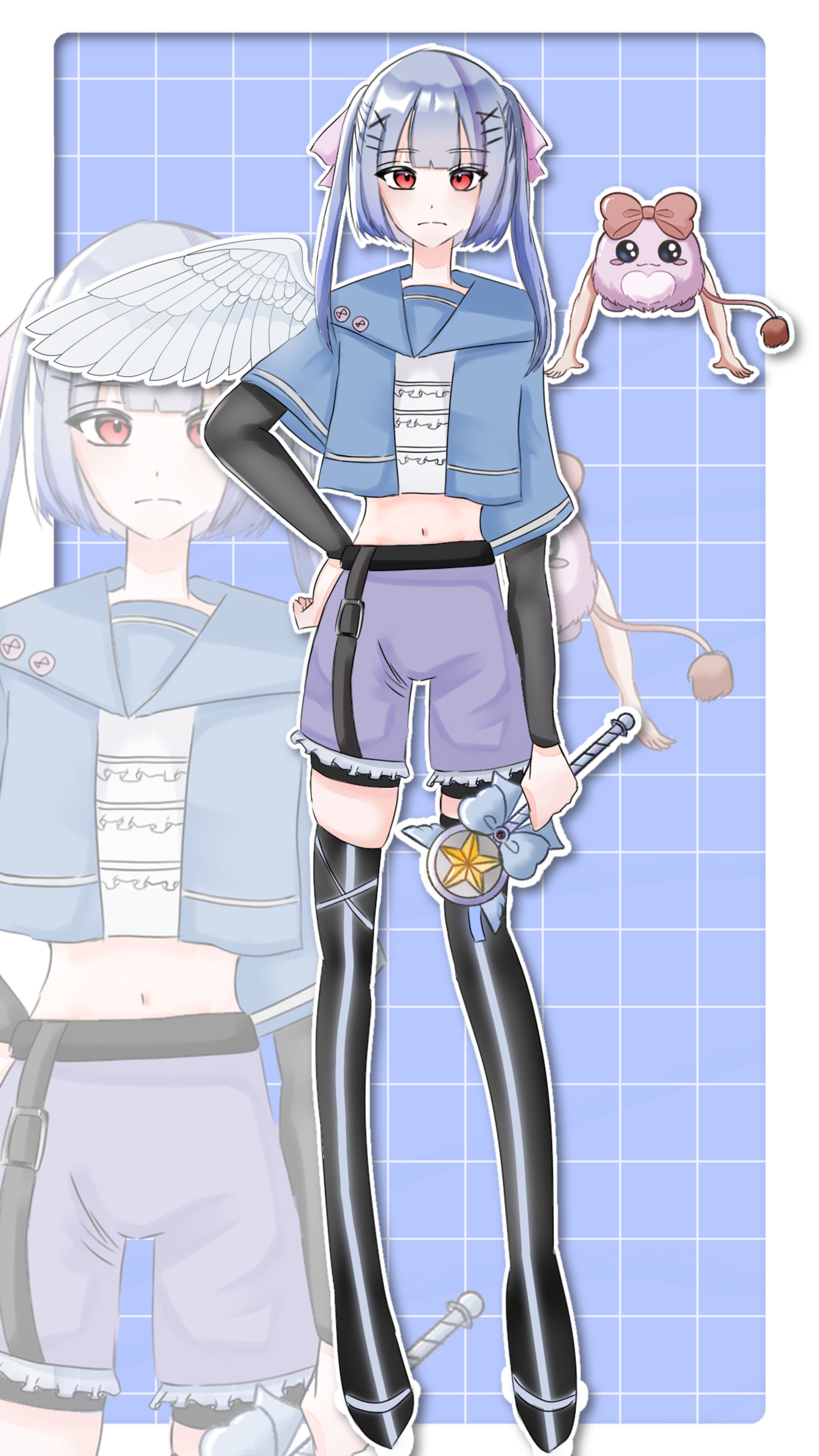 魔法少女立ち絵-1