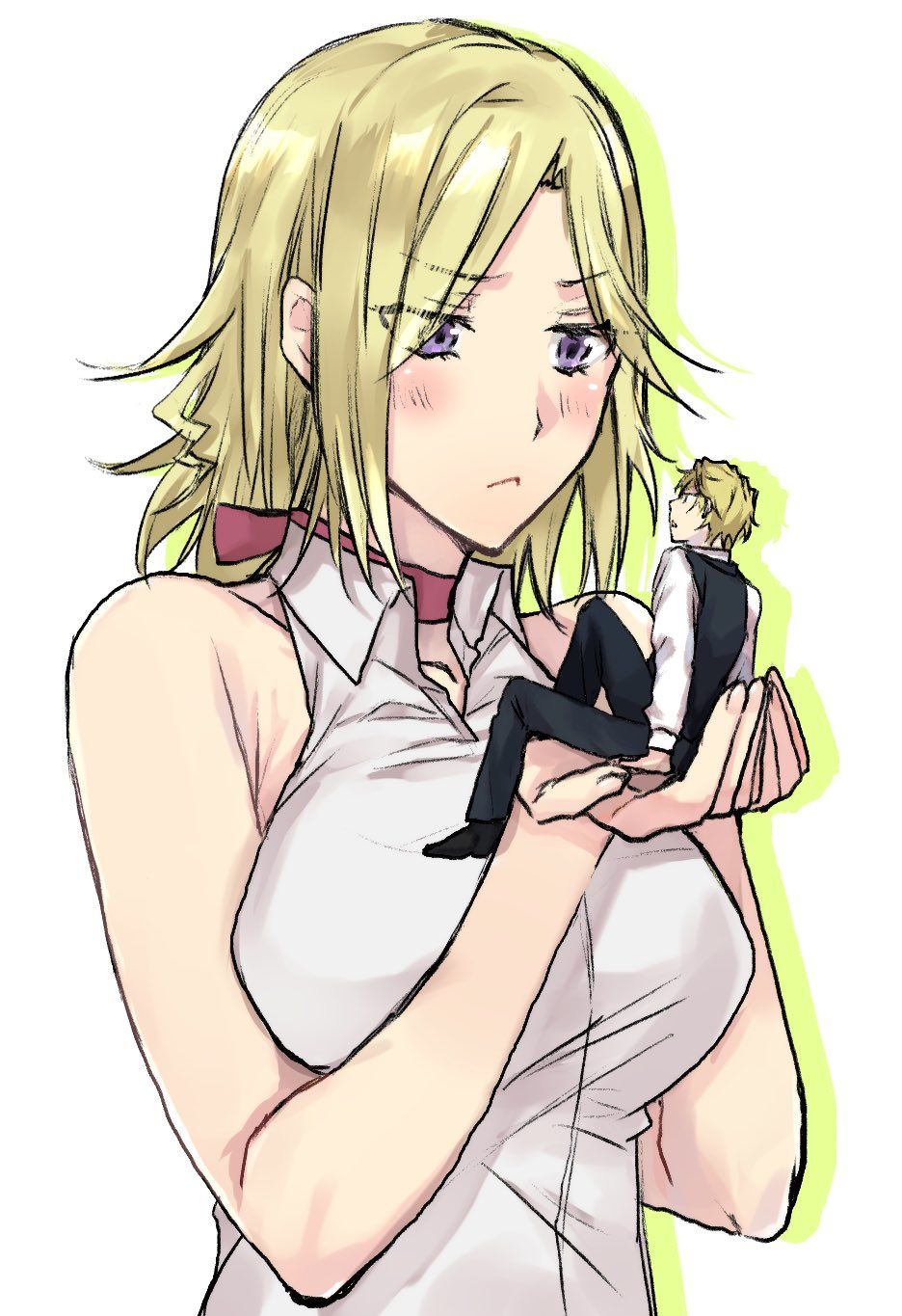 アニメキャラクター イラスト 金髪 公式サイト 金髪の男性アイドル＿アニメキャライラスト - No