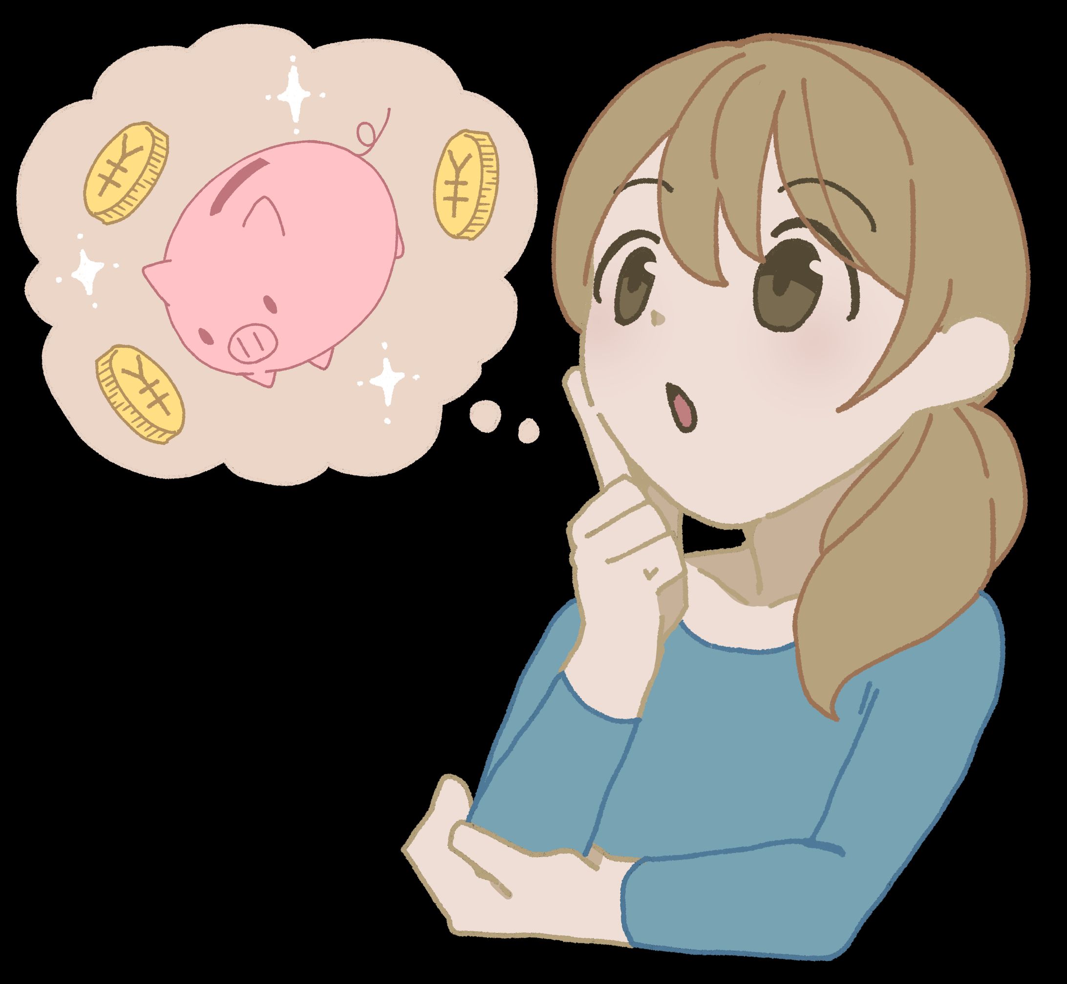 貯金がしたい女性-1