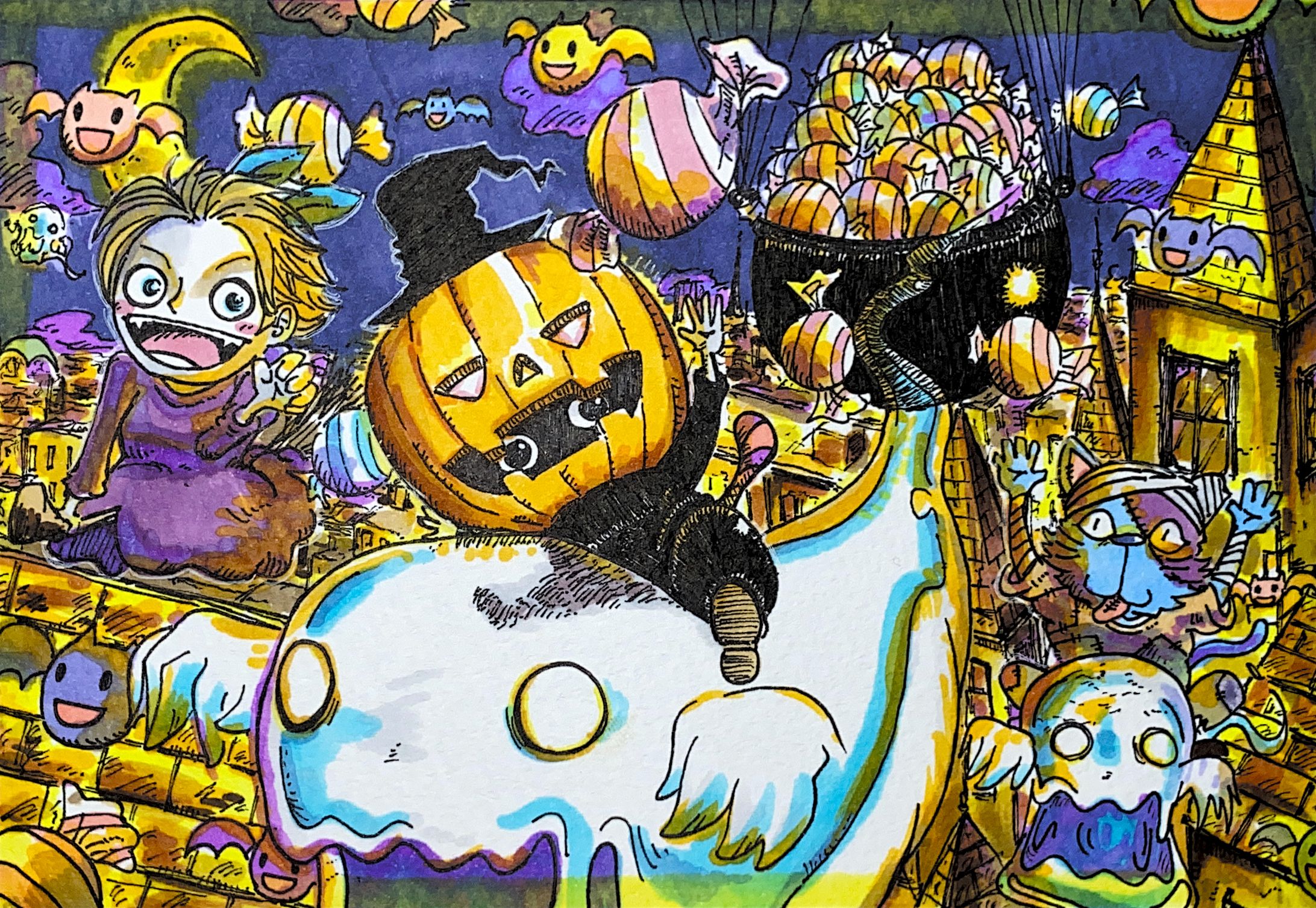 Halloween Candy Sky-1