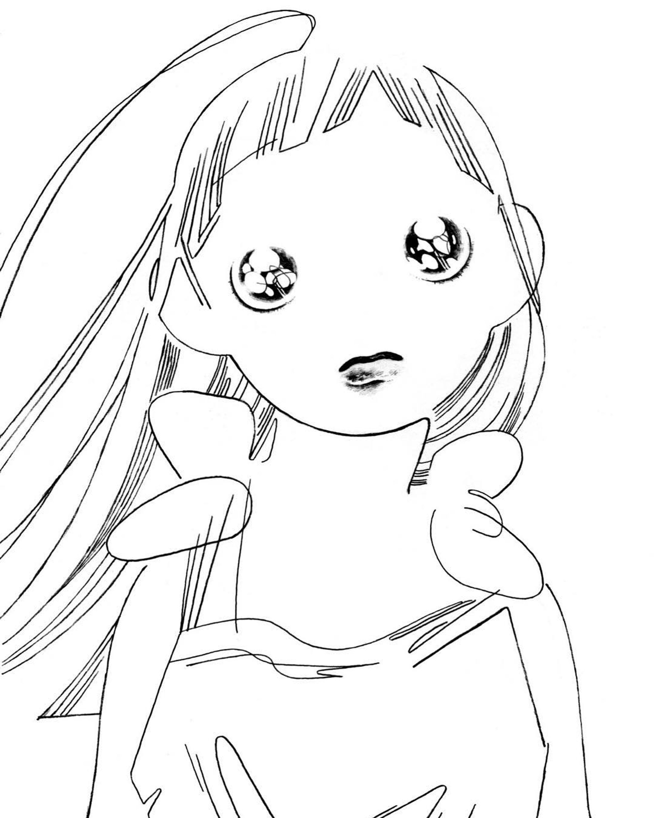 #ilustration #illustration #illustrator #illust #design #mono #monotone #pencil #girl #art #artwork #sketch-1
