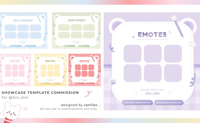 Ainstel's Showcase Template