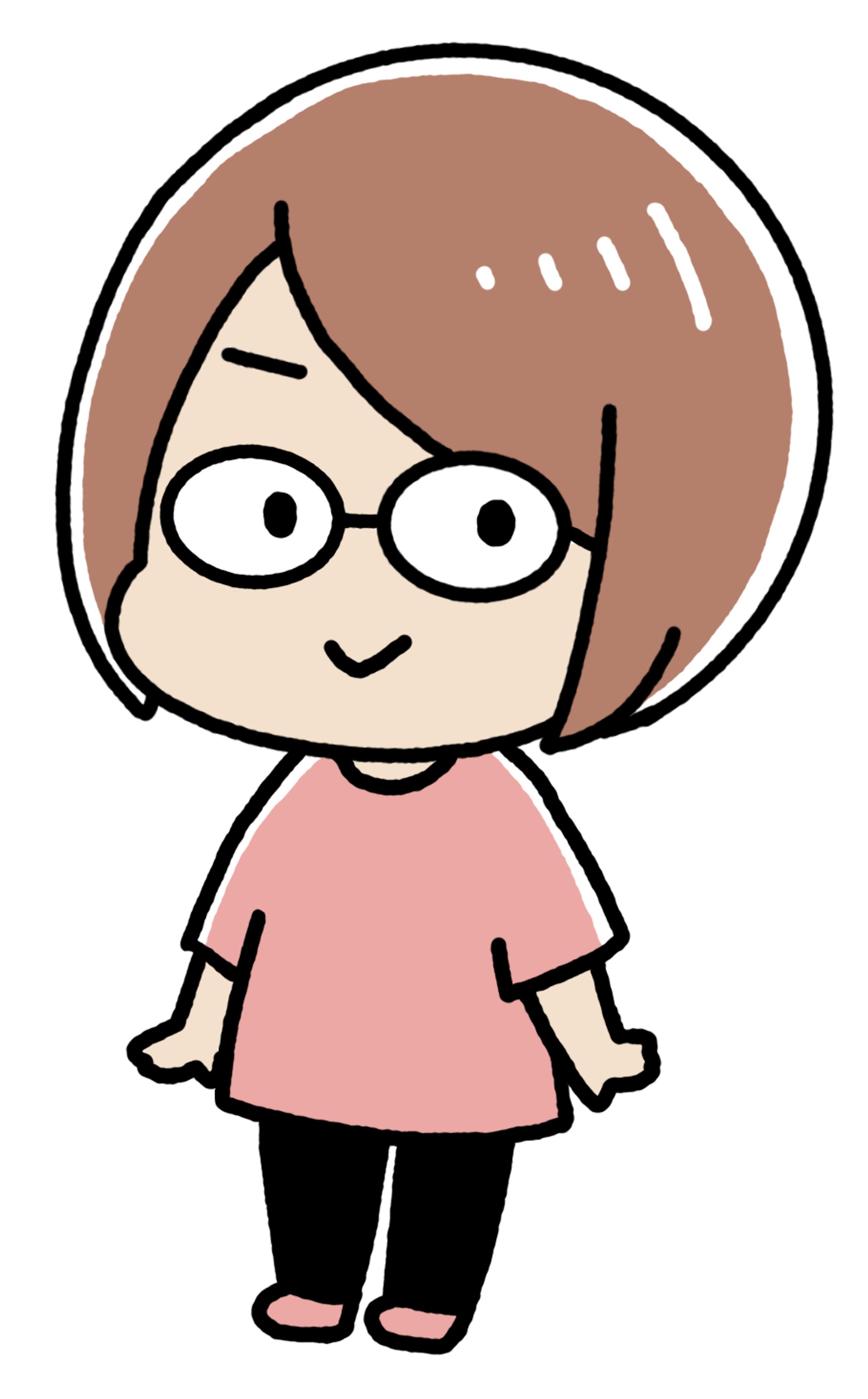 自画像イラスト-1
