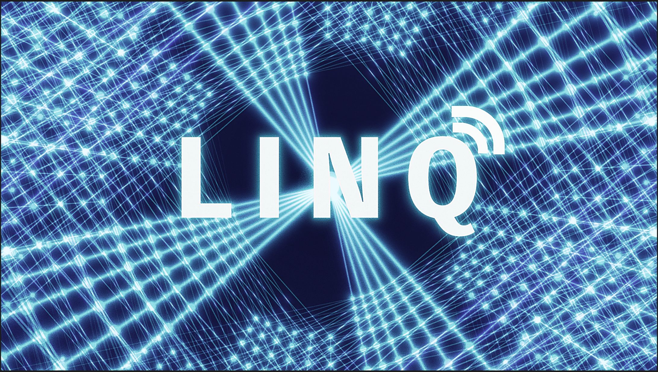 点が繋がり、線になり、速く多くのものと繋がることを全体としてイメージして制作。全編を通して、広く奥行きのある表現となるように制作。「LINQ」はLINK+QUICKの造語