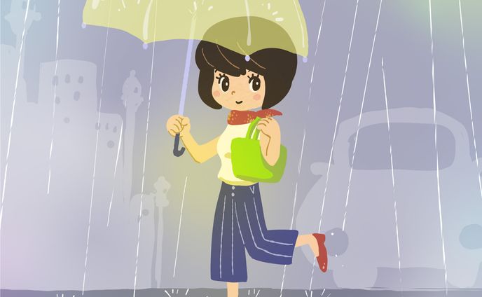 a rainy day