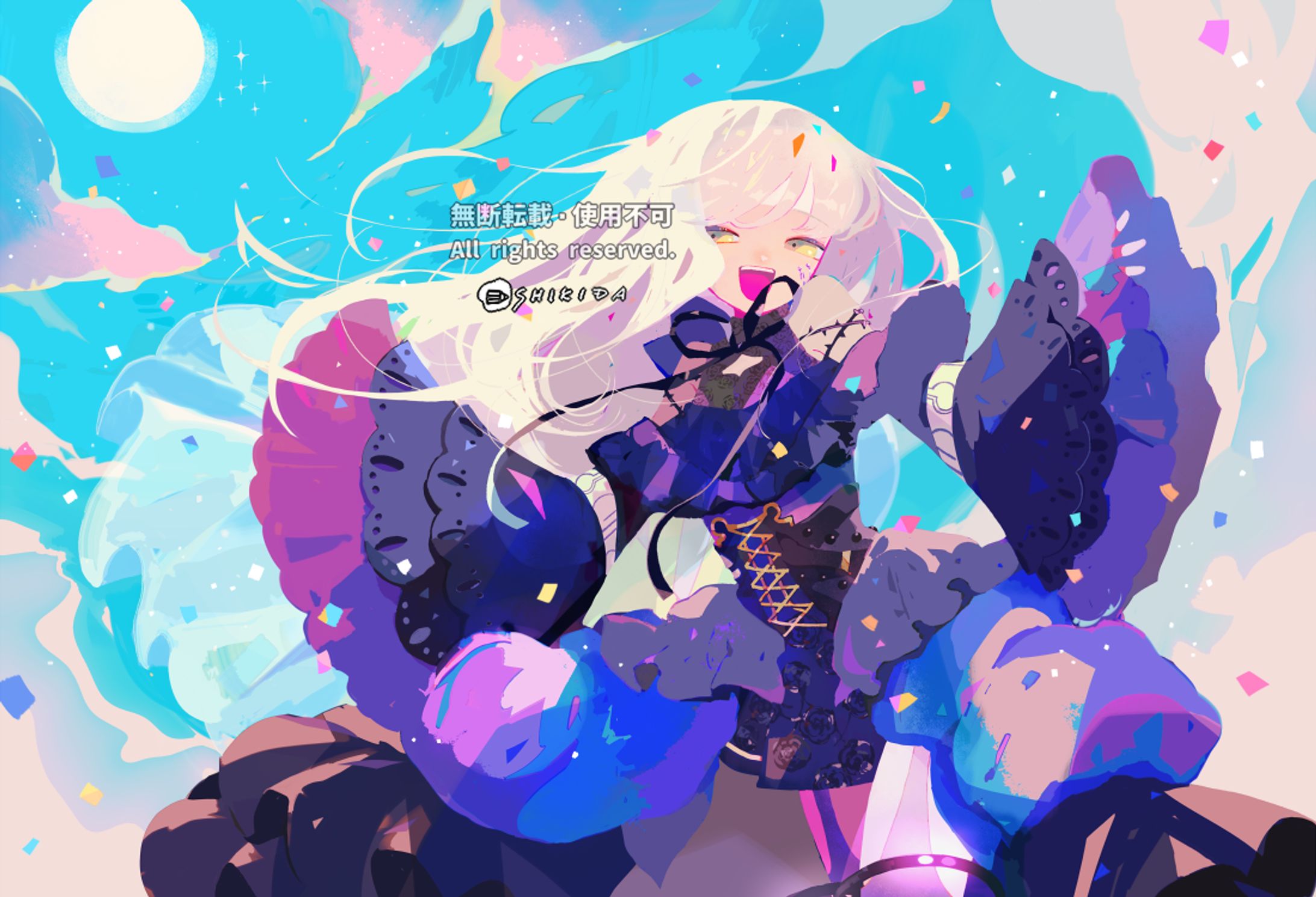 【works】バンドリ！×CeVIO AI「ROSE」様【MVイラスト】-1