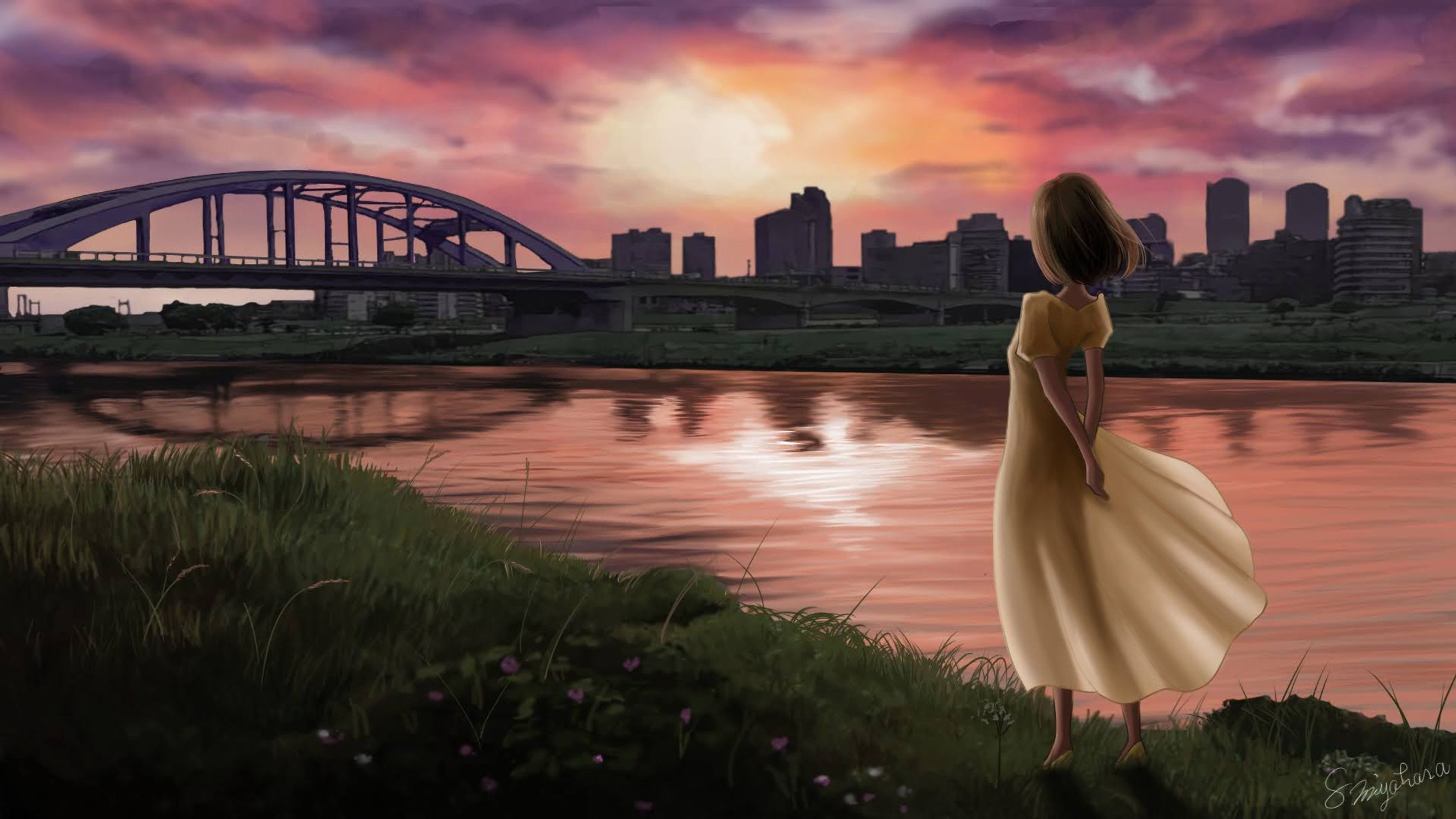 シルエット•イン•ブルー-1