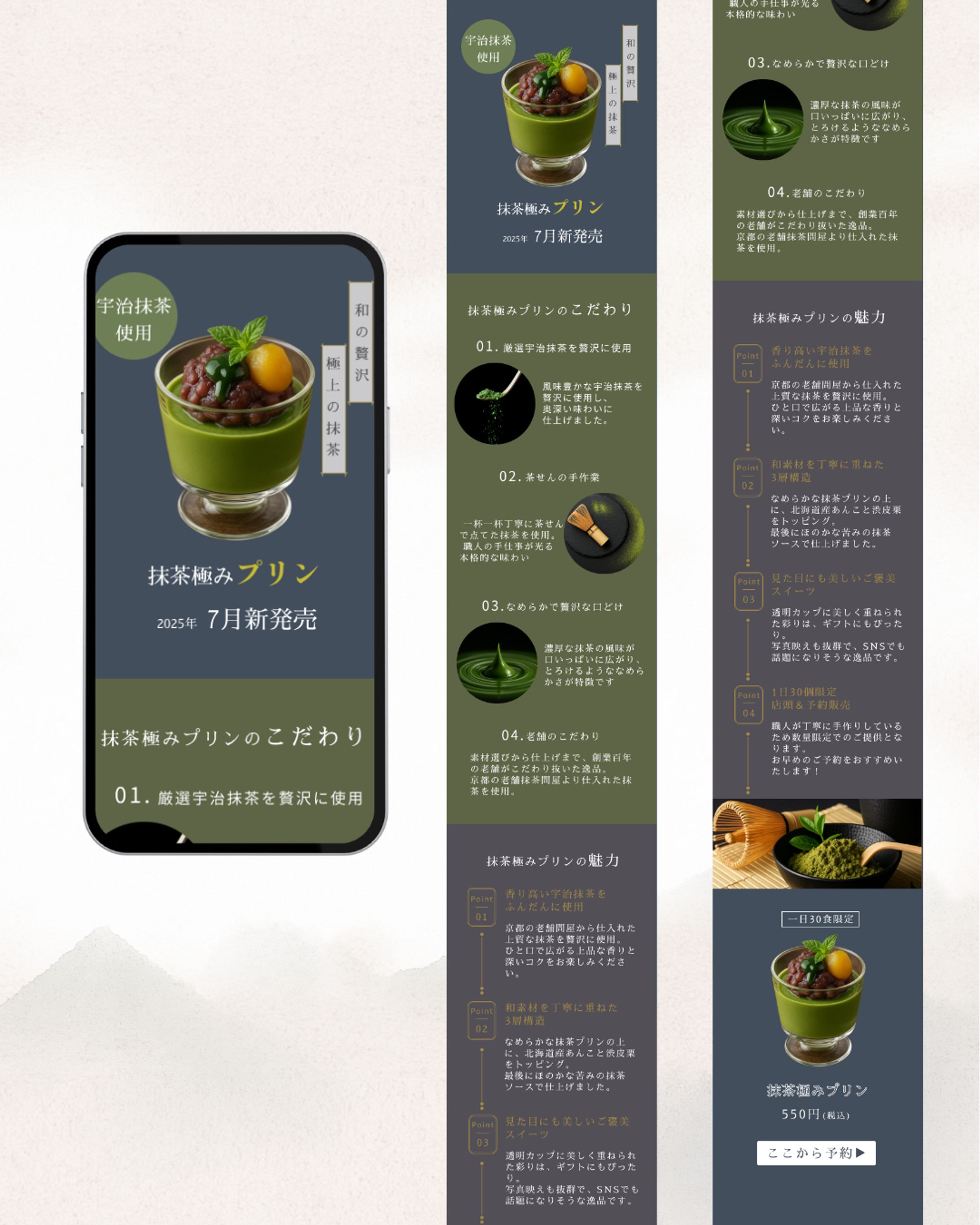抹茶プリンLP-1