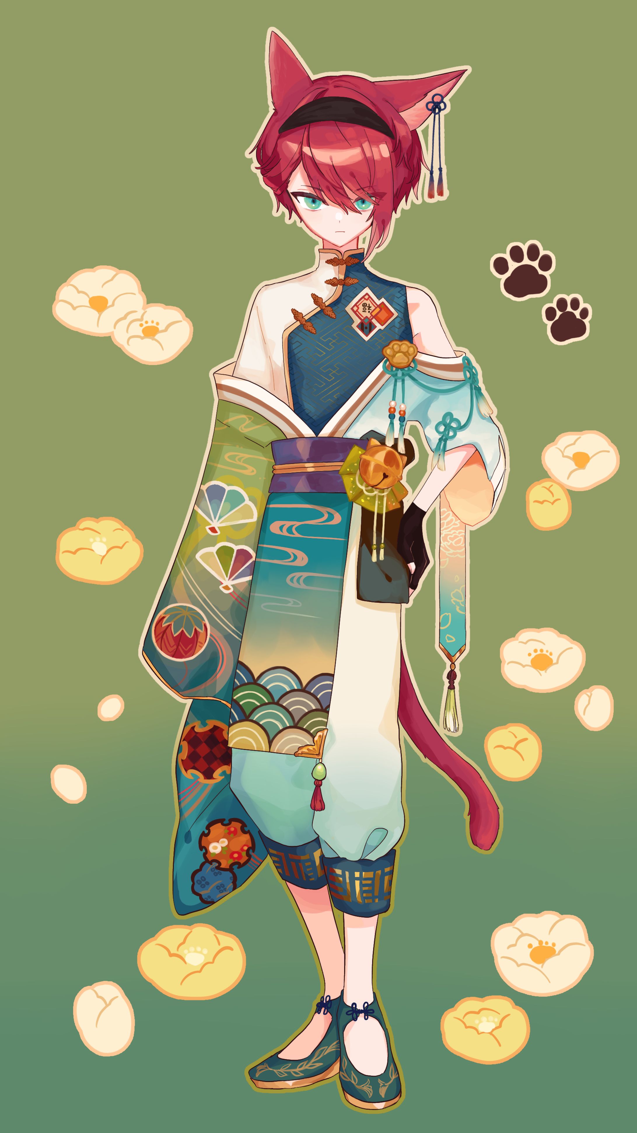 ペア衣装デザイン（和×中華）-1