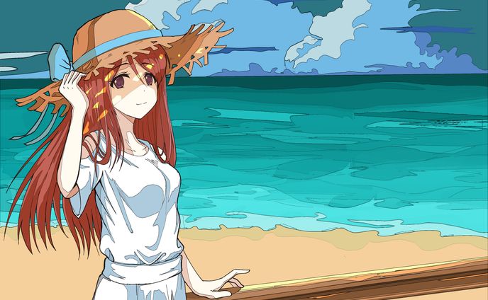 海と少女