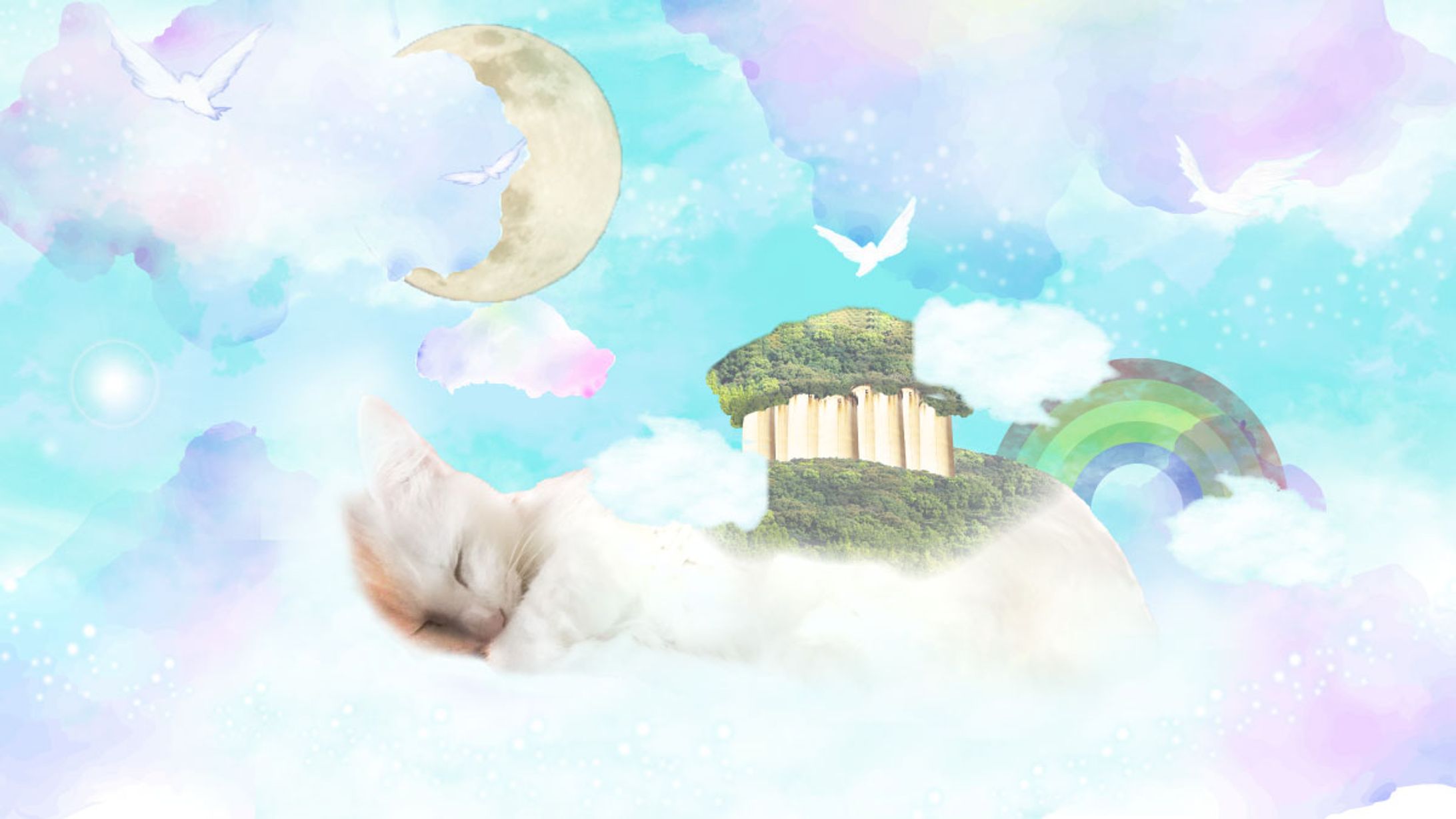 【コラージュ】夢の世界-1