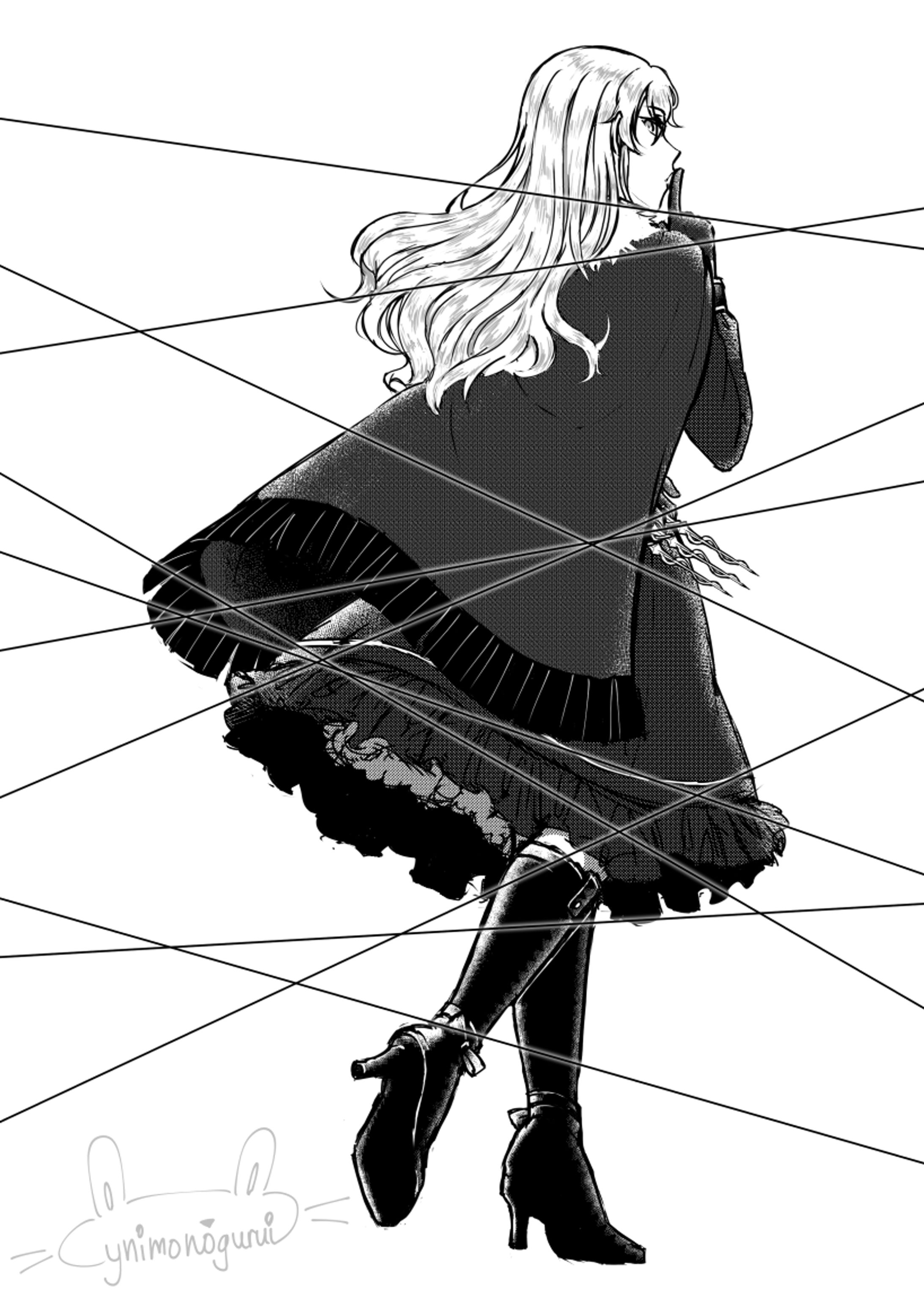 [Commission] B&W OC Art-1