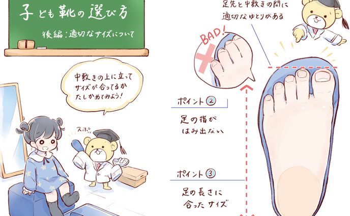 フリーペーパー　足育通信イラスト制作