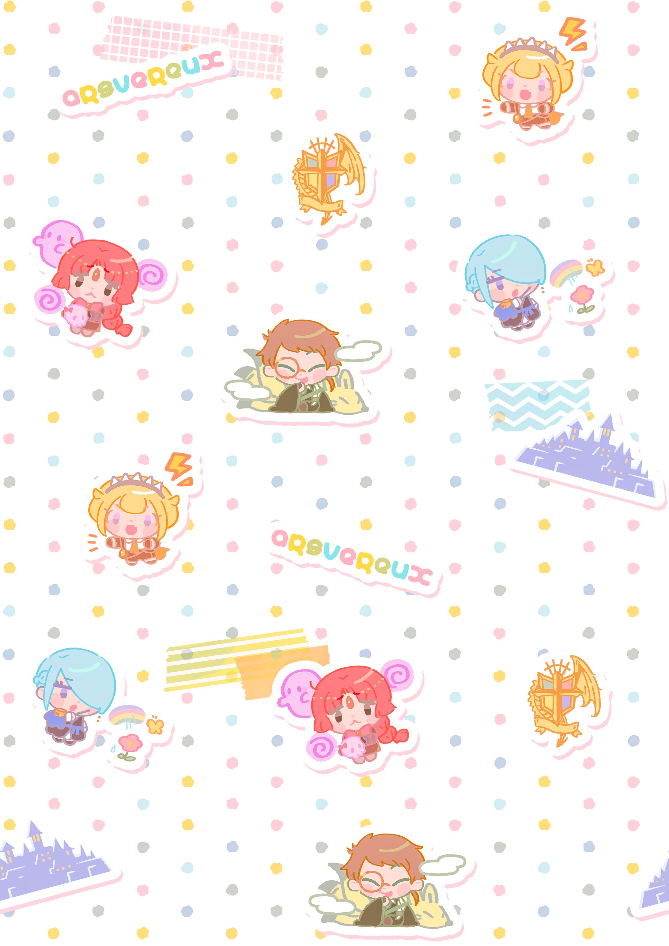 創作『魔法学校の生徒・パターン』-1