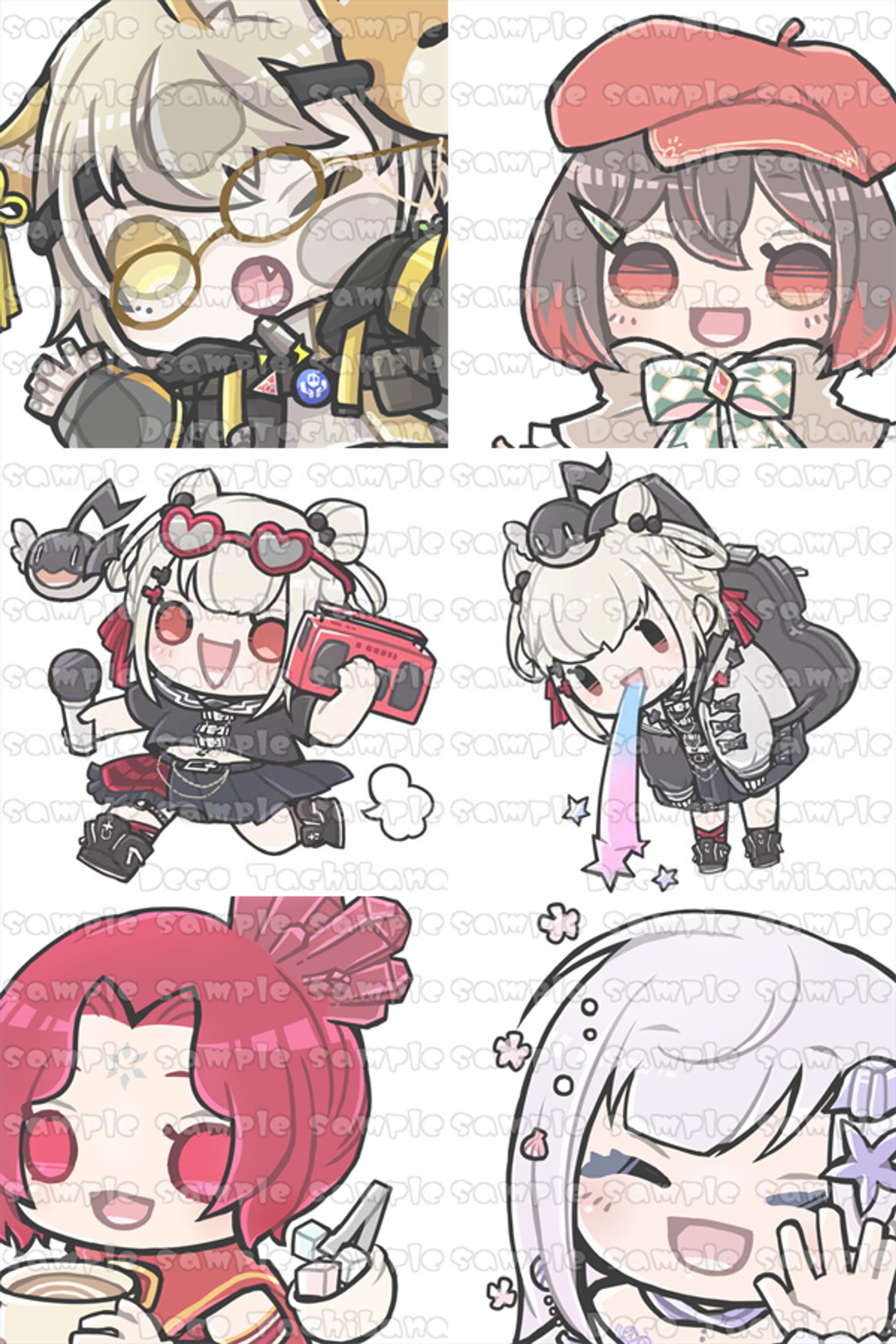 デフォルメキャラクターイラスト-1