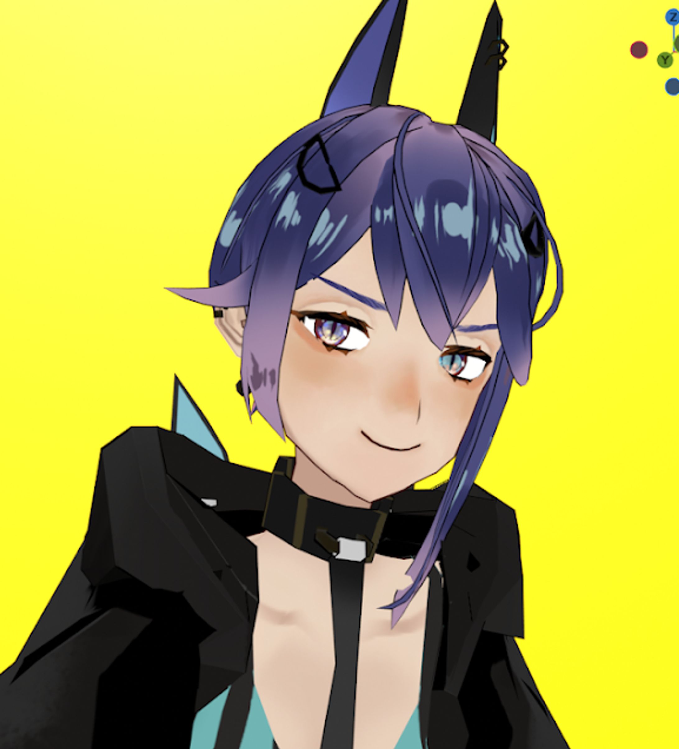 オリジナルキャラクター3ｄモデル-1