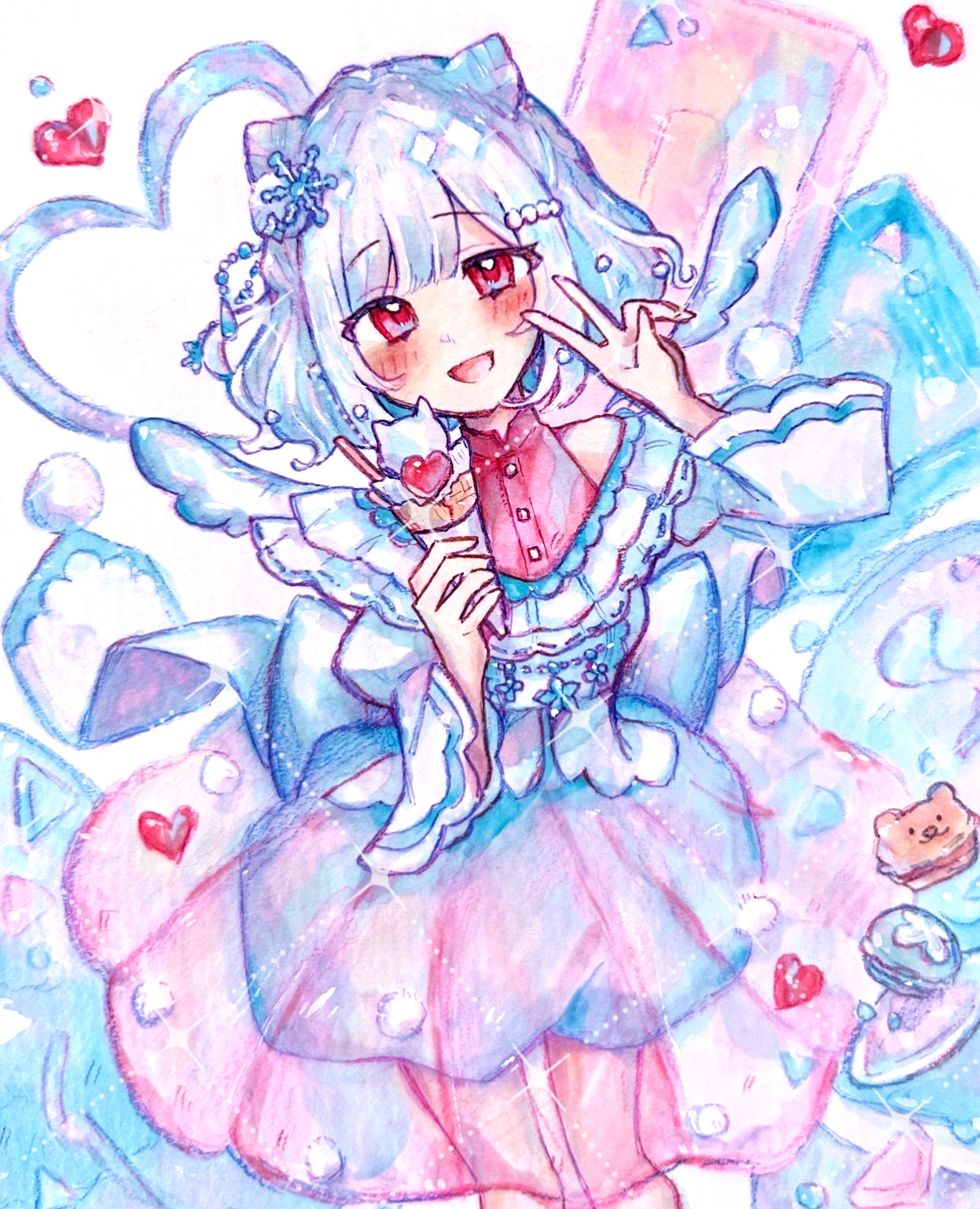 【ご依頼/Commission】❄🌊🍨-1