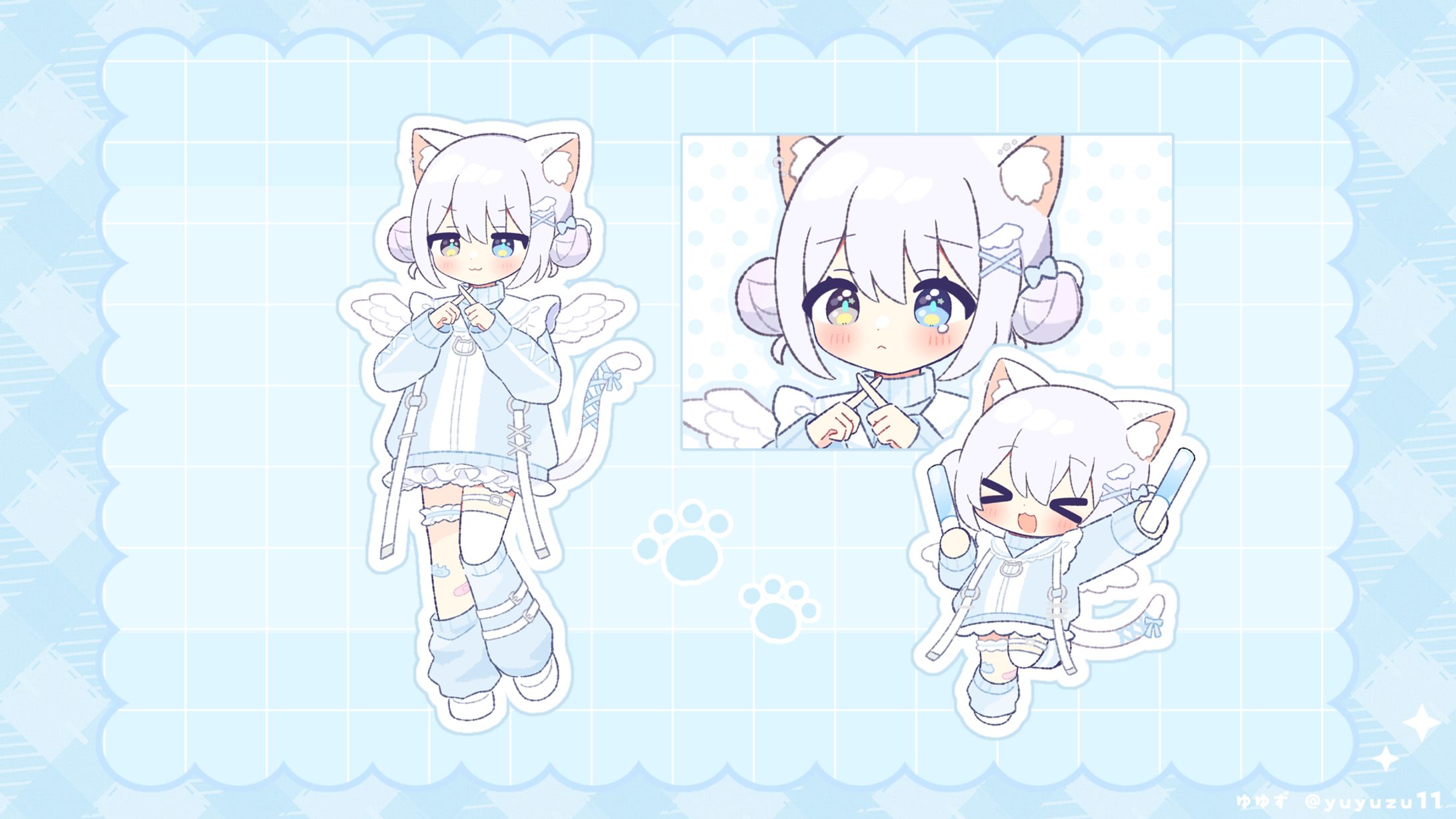 空詩ぷるむ様/『ダダダダ天使』cover MVイラスト-1