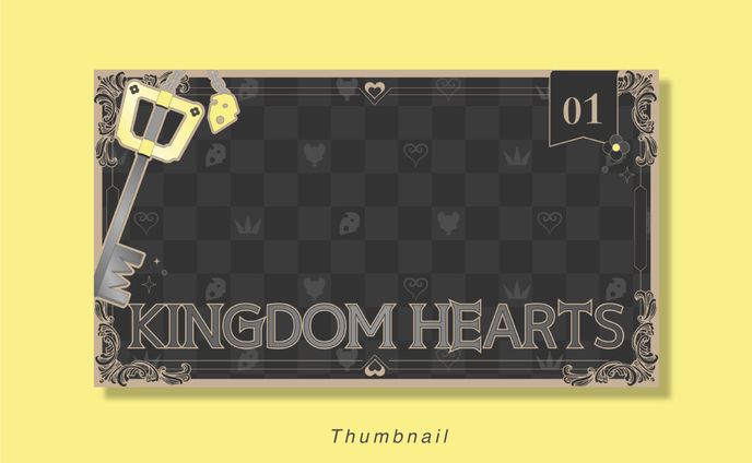 サムネイルテンプレート/ゲーム配信用