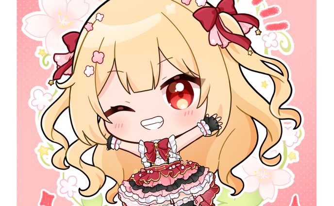 SDイラスト(1.7頭身スペシャル作画・キャラデザ)