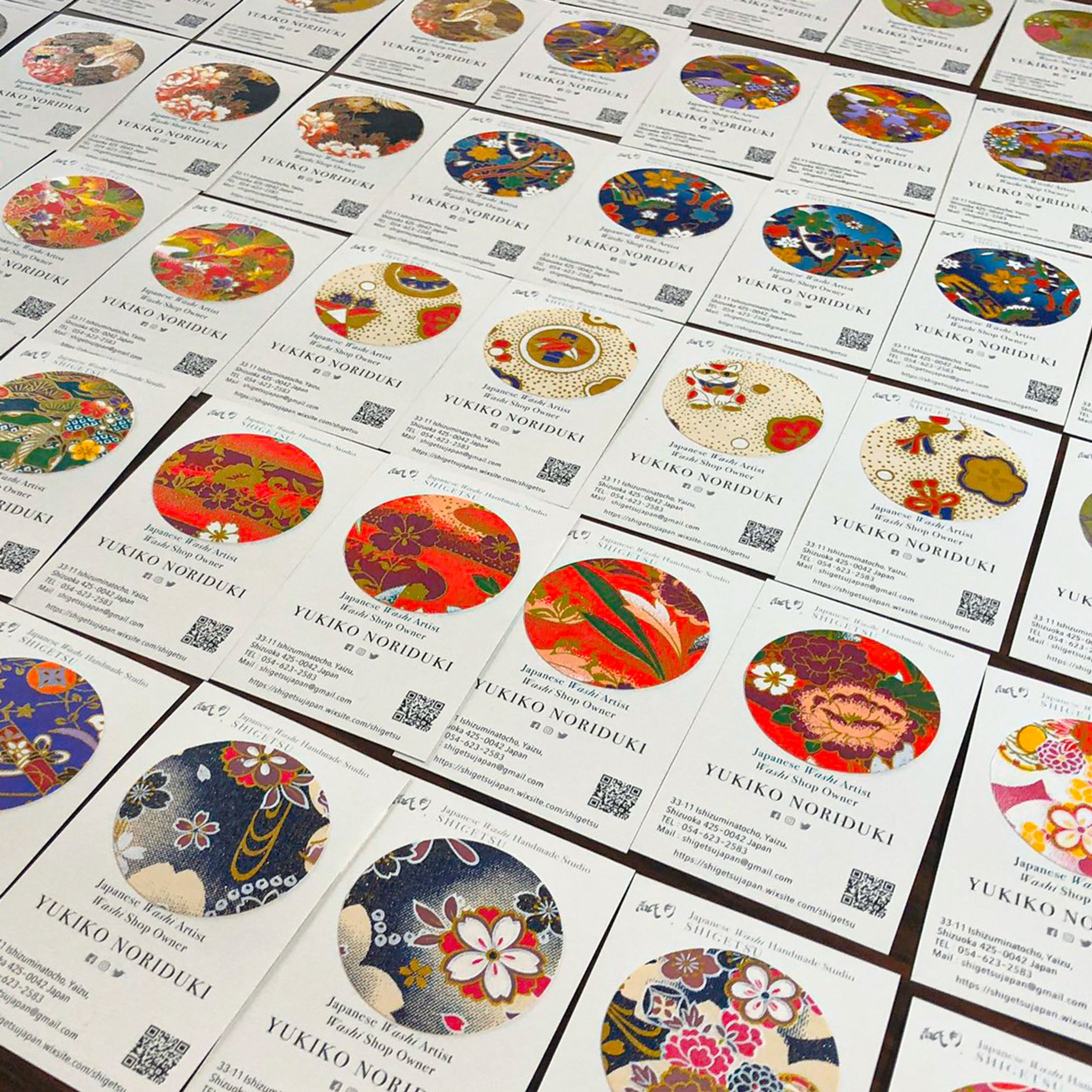 友禅和紙アーティスト名刺-1