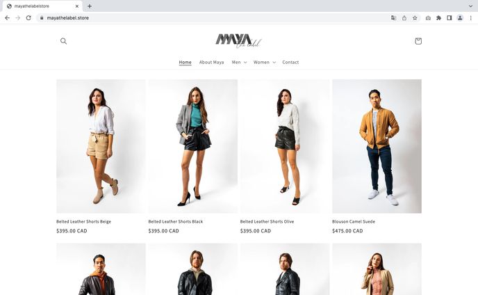 web site、fashion