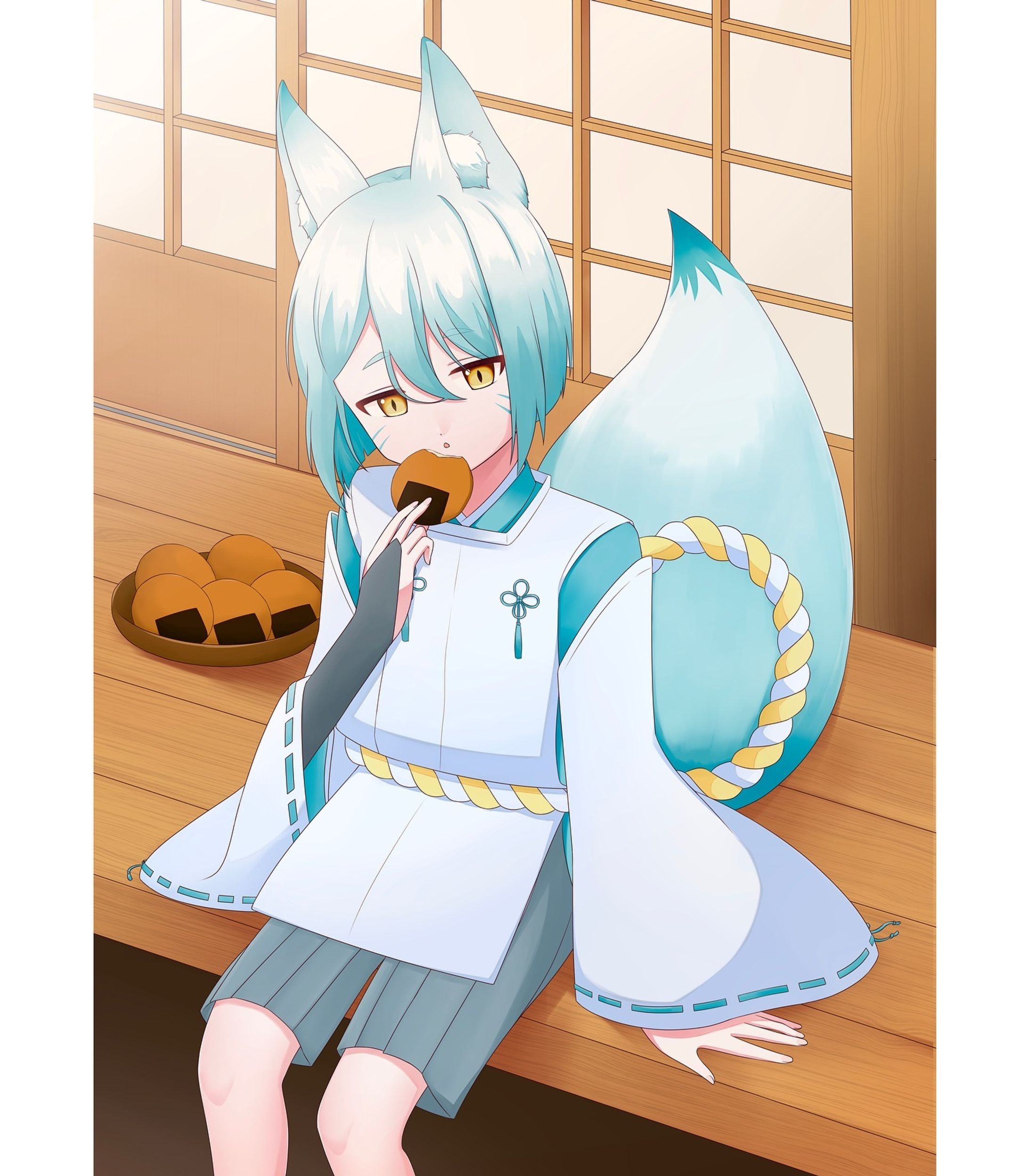 【二次創作】縁側にて-1