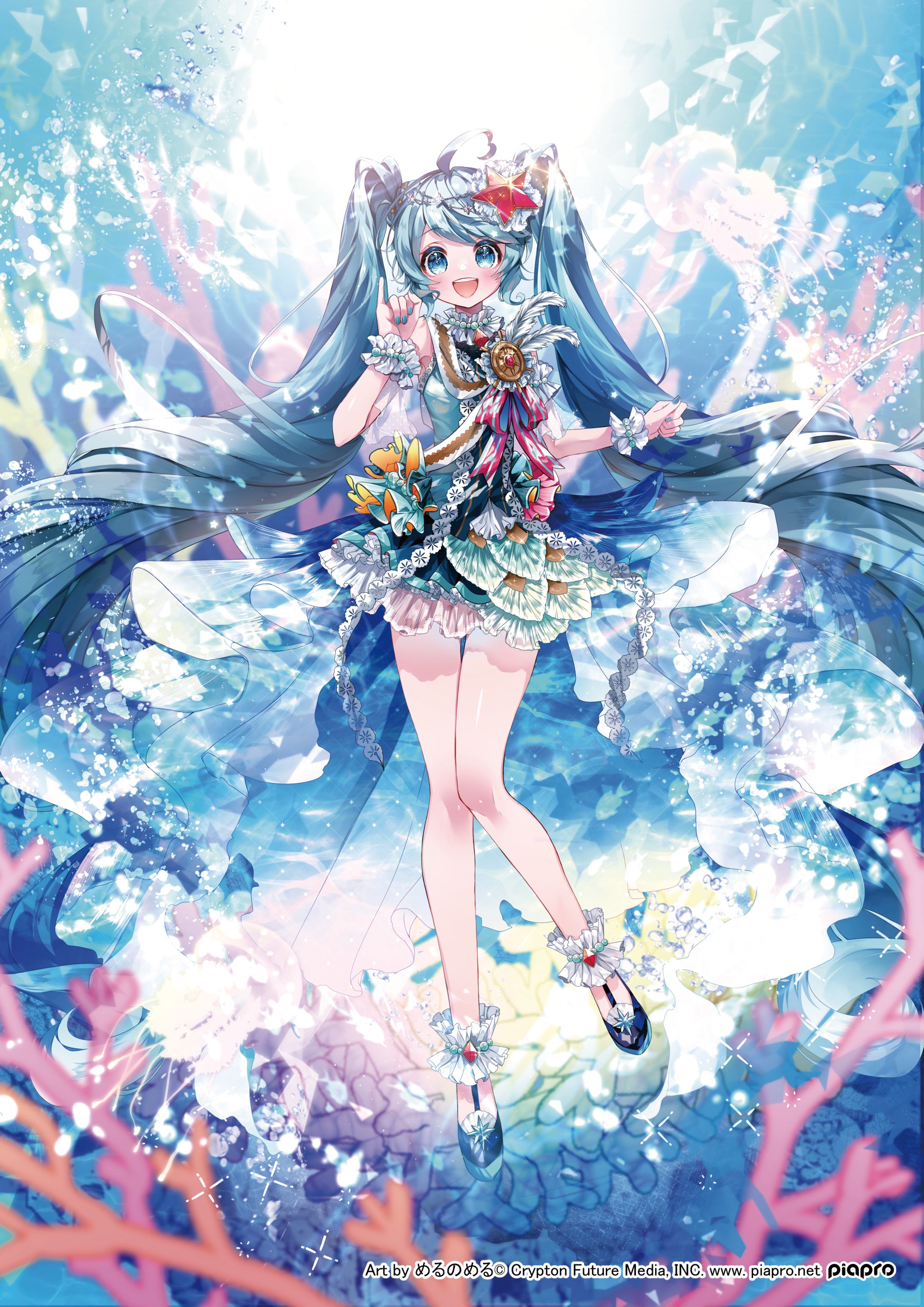 初音ミク16thイベント『初音ミクpromise~16歳の約束~』用イラスト-1