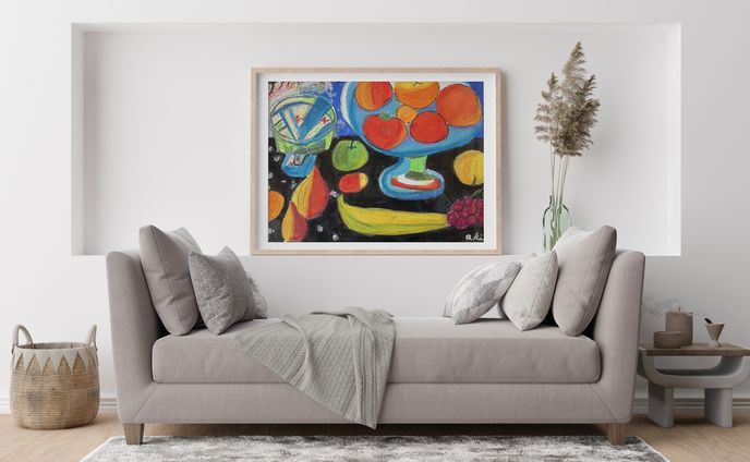 壁掛け絵画モックアップ