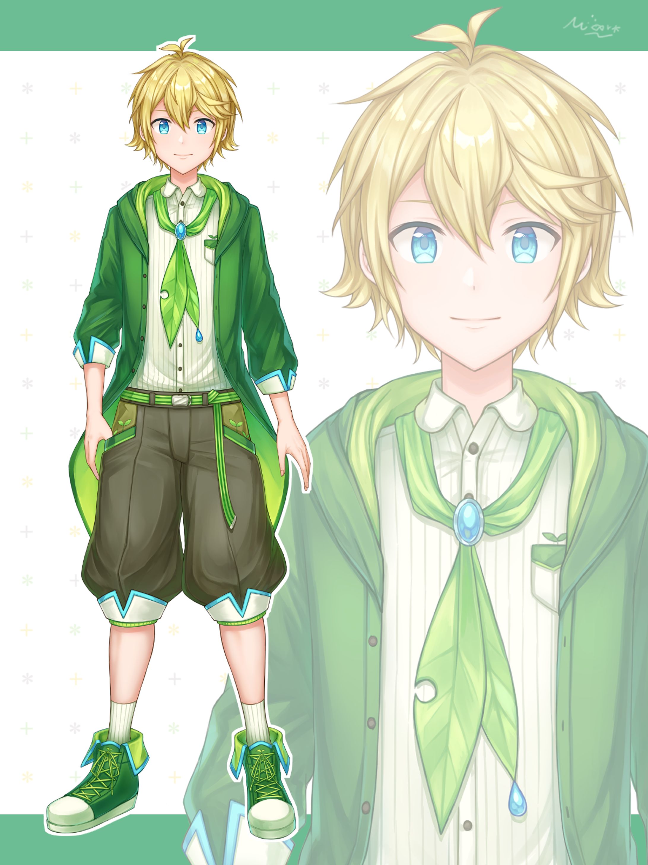 芽吹マコト様 Live2D用立ち絵-1